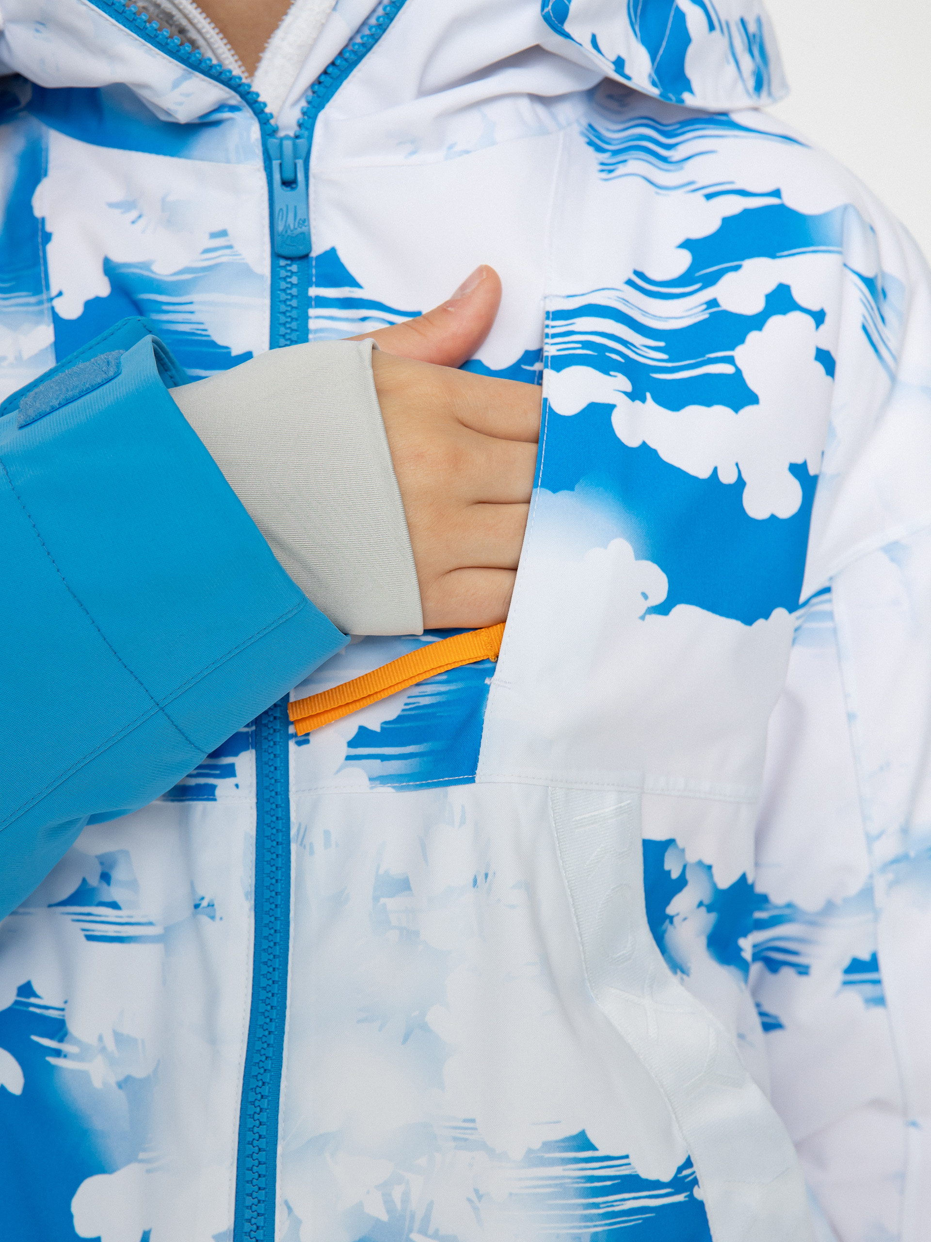 Дамска Сноуборд яке Roxy Chloe Kim (azure blue clouds)