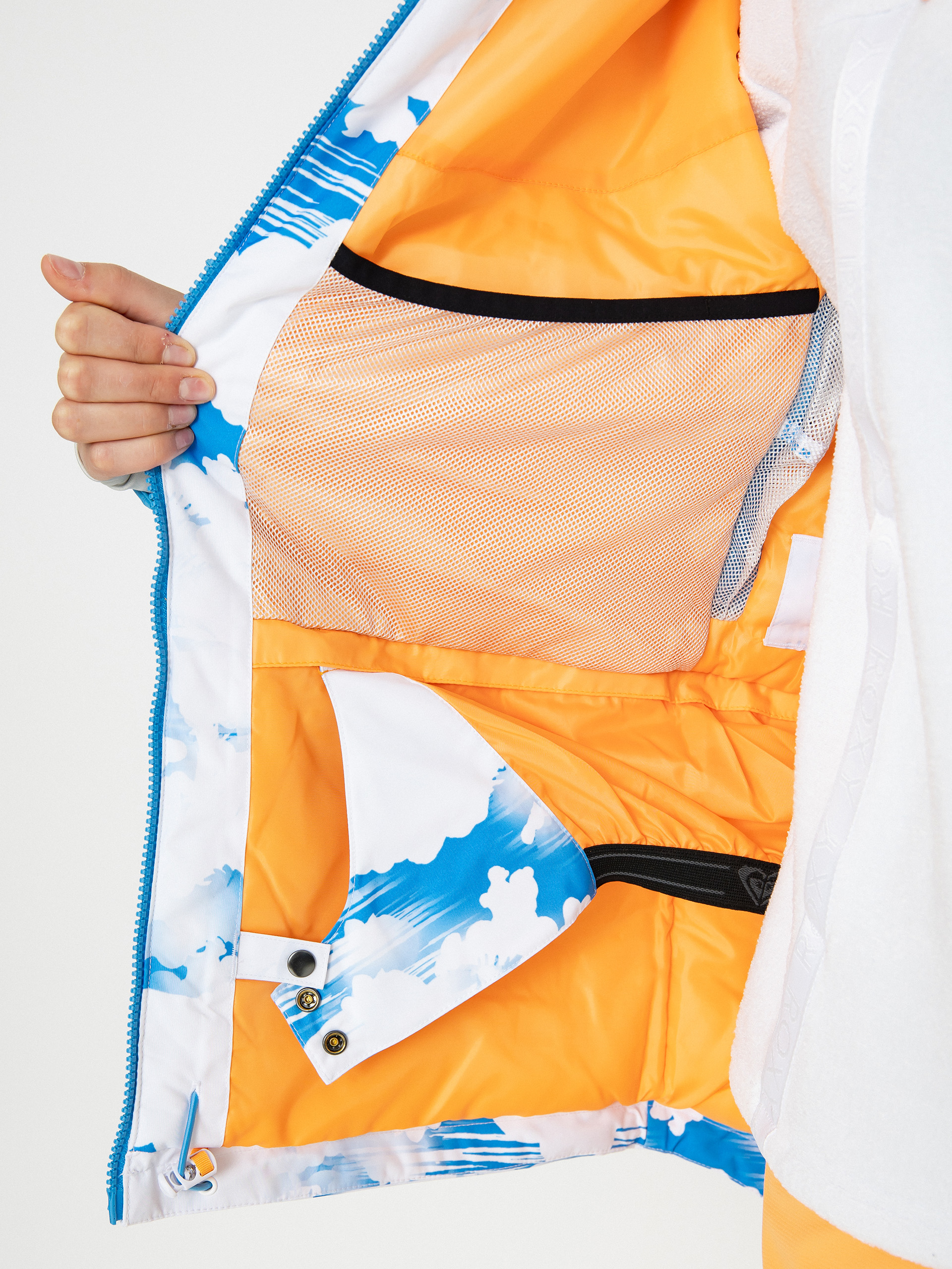 Дамска Сноуборд яке Roxy Chloe Kim (azure blue clouds)