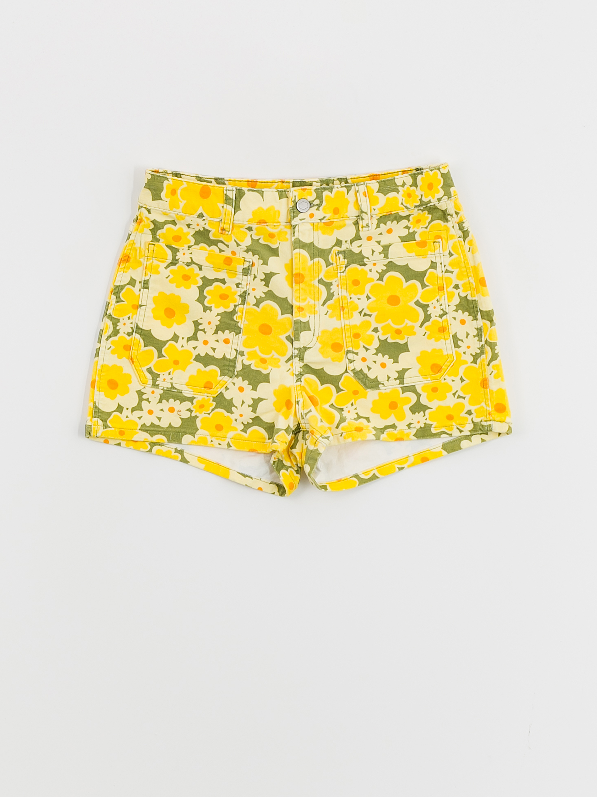 Къси панталони RVCA Belle Cord Wmn