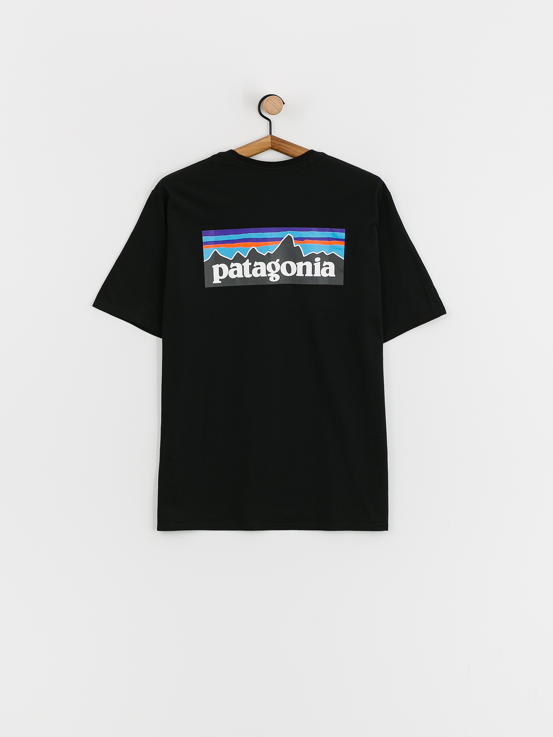Тениска Patagonia P6 Logo Responsibili (black)