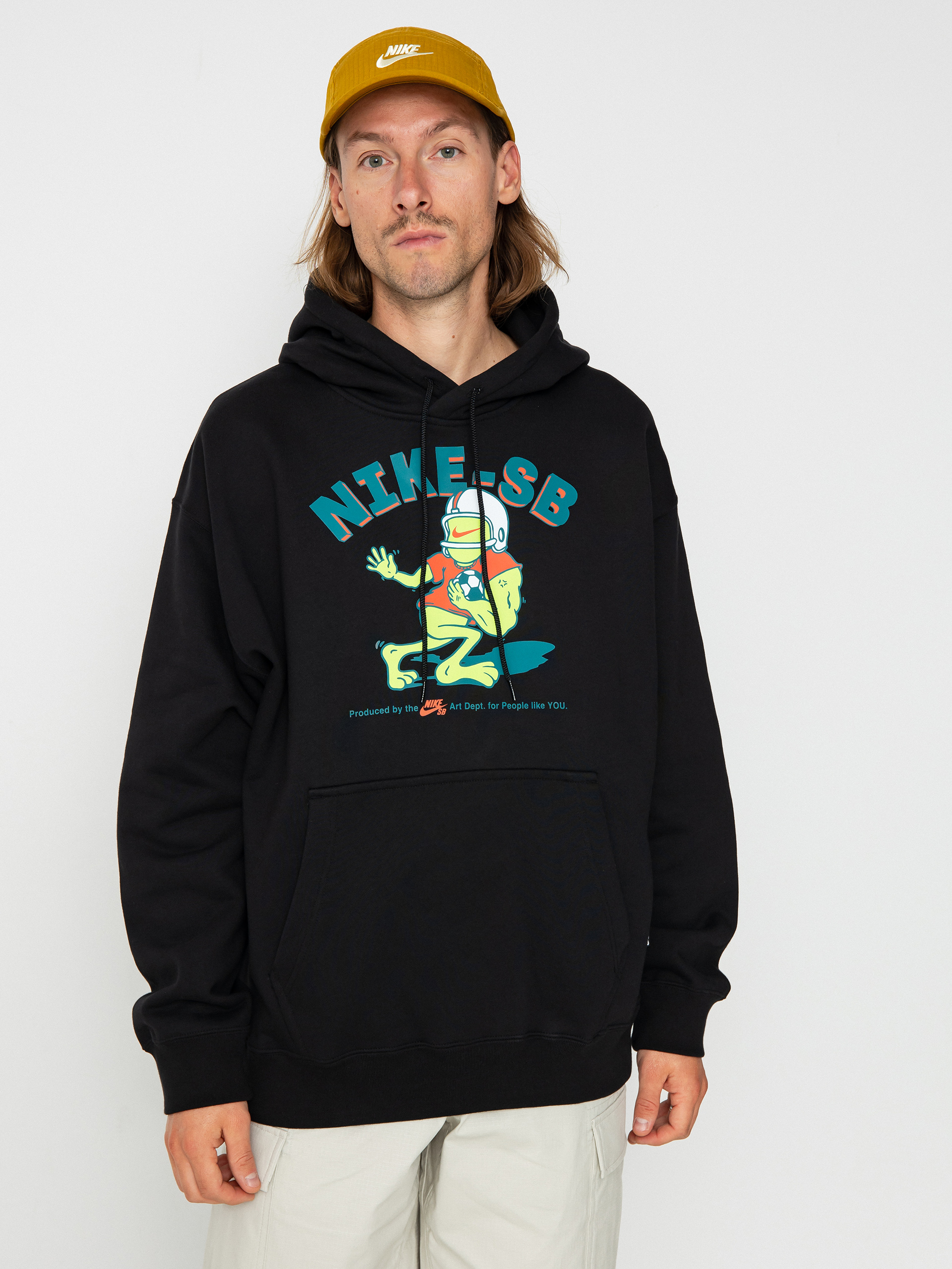 Суитшърт с качулка Nike SB Sports Guy HD (black)