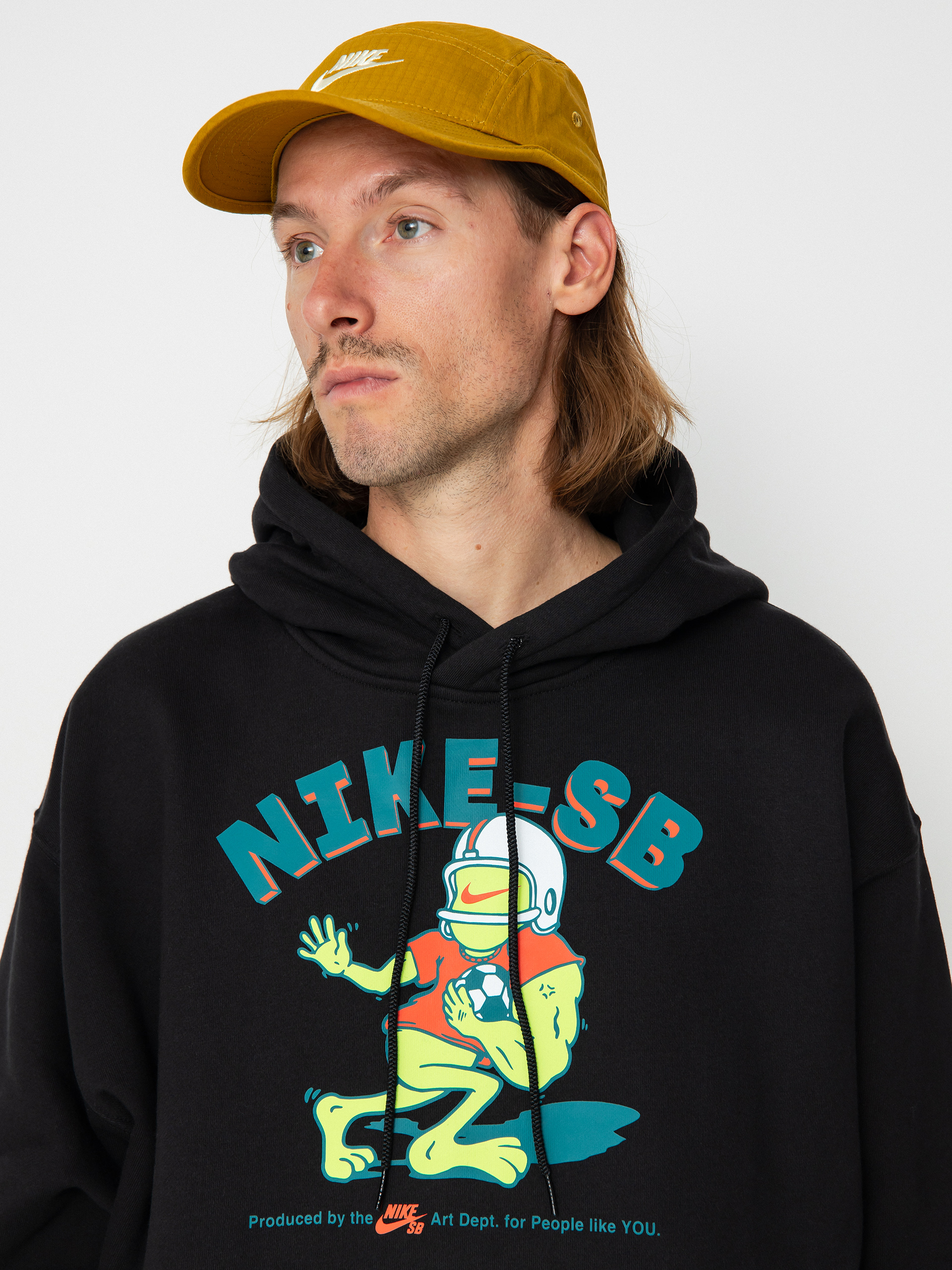 Суитшърт с качулка Nike SB Sports Guy HD (black)