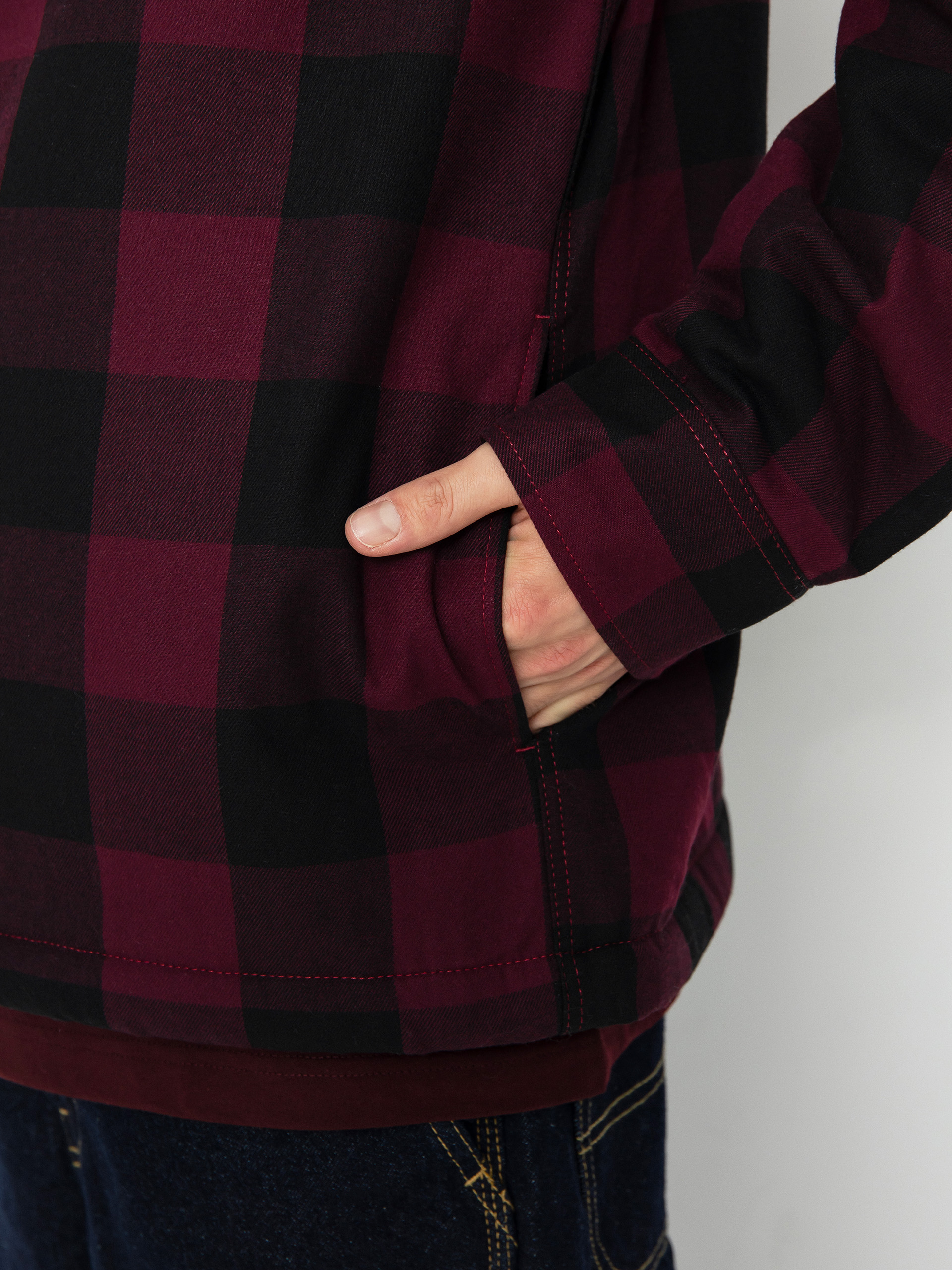 Риза Dickies Lined Sacramento (maroon)