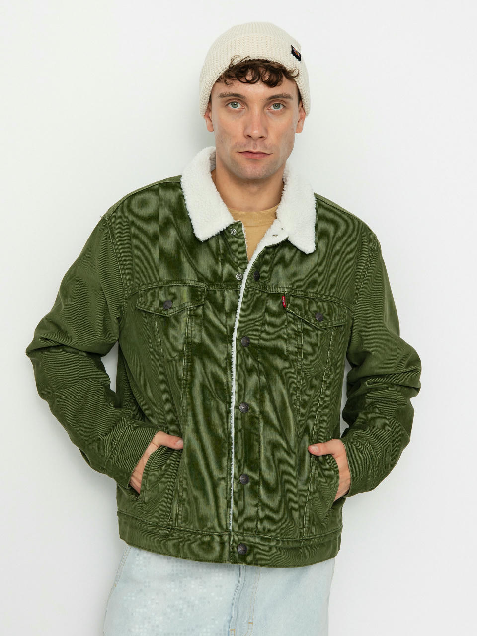 Яке Levi's® Type 3 Sherpa Trucker (sea moss cord)