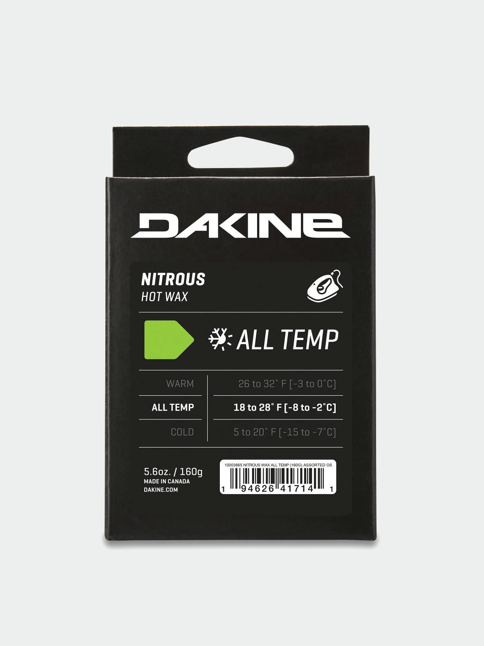 Воск Dakine Nitrous All Temp Wax 160G (assorted)