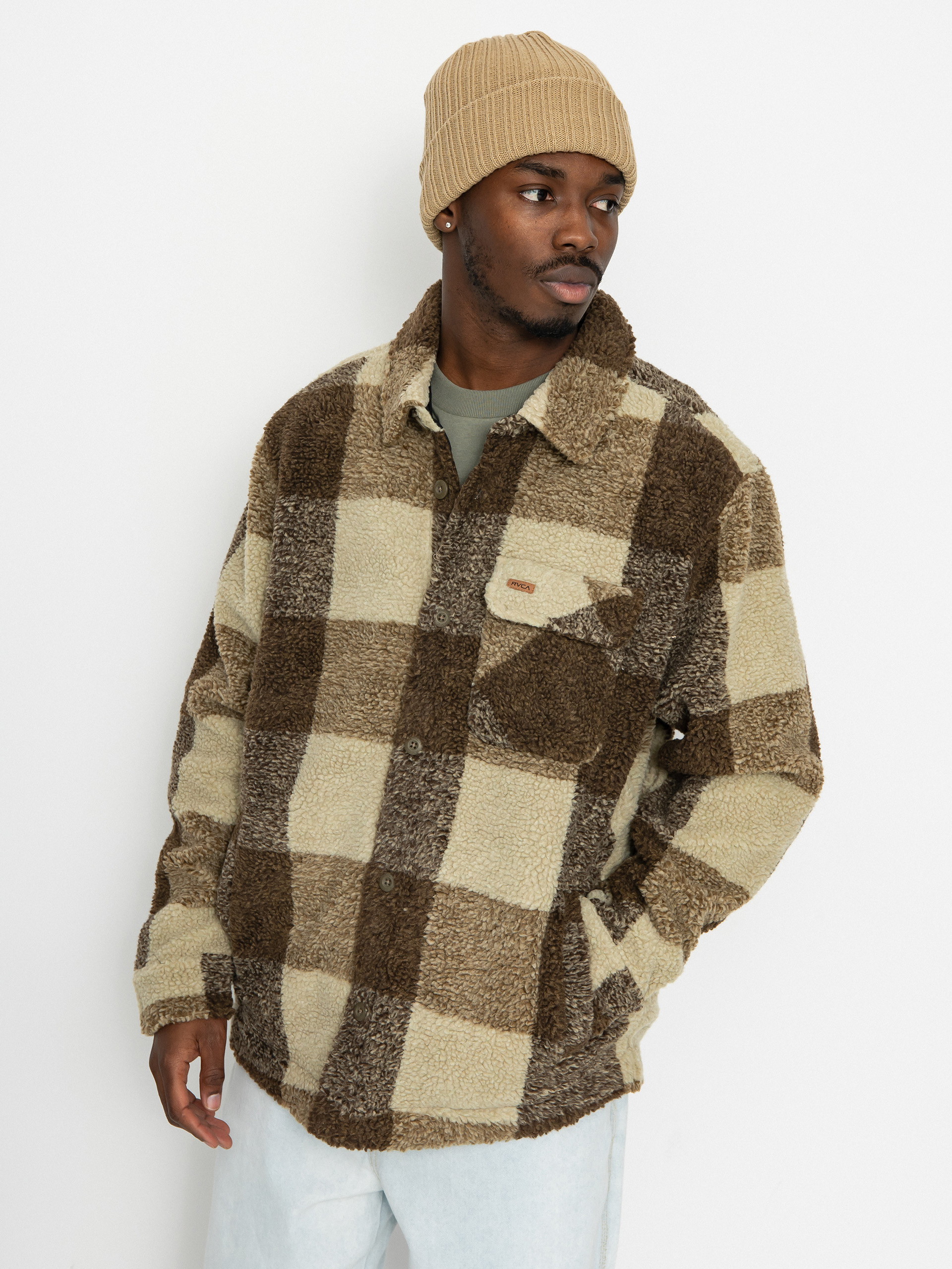 Яке RVCA Lockheart Sherpa (khaki)