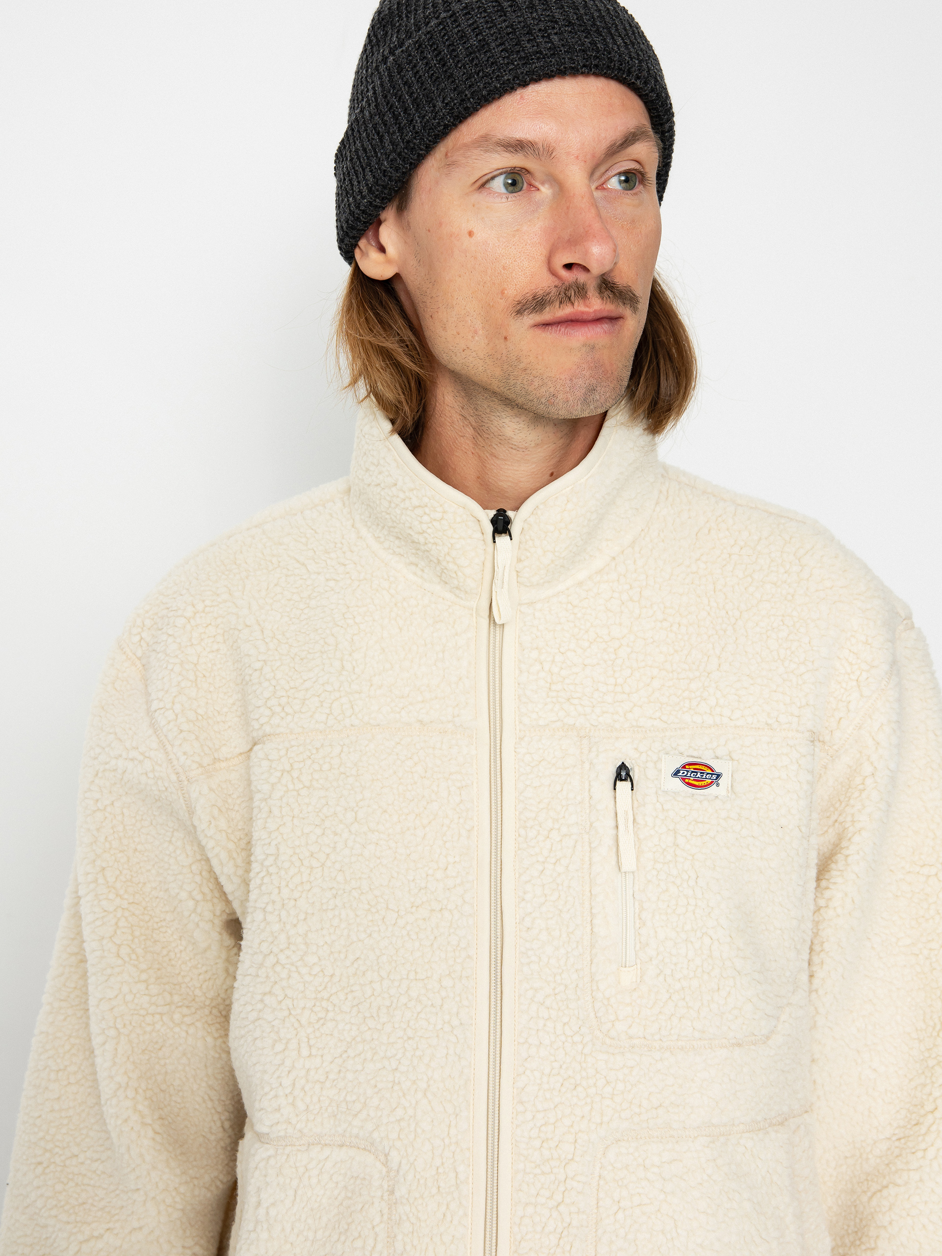 Мъжки Поларени суитшърти Dickies Mount Hope (whitecap gray)