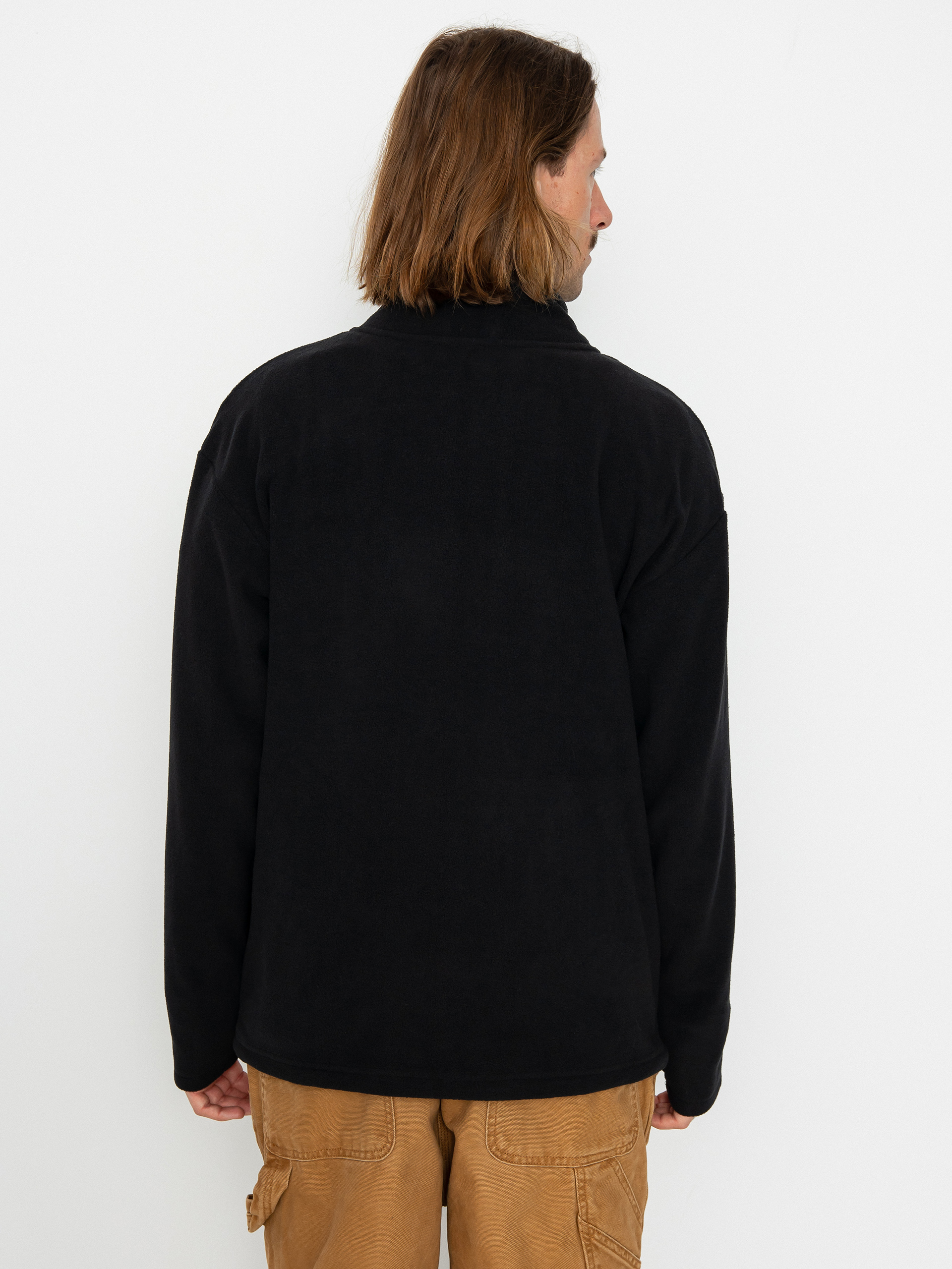 Мъжки Термо суитшърти Volcom Polar Mock 1/2 Zip (black)