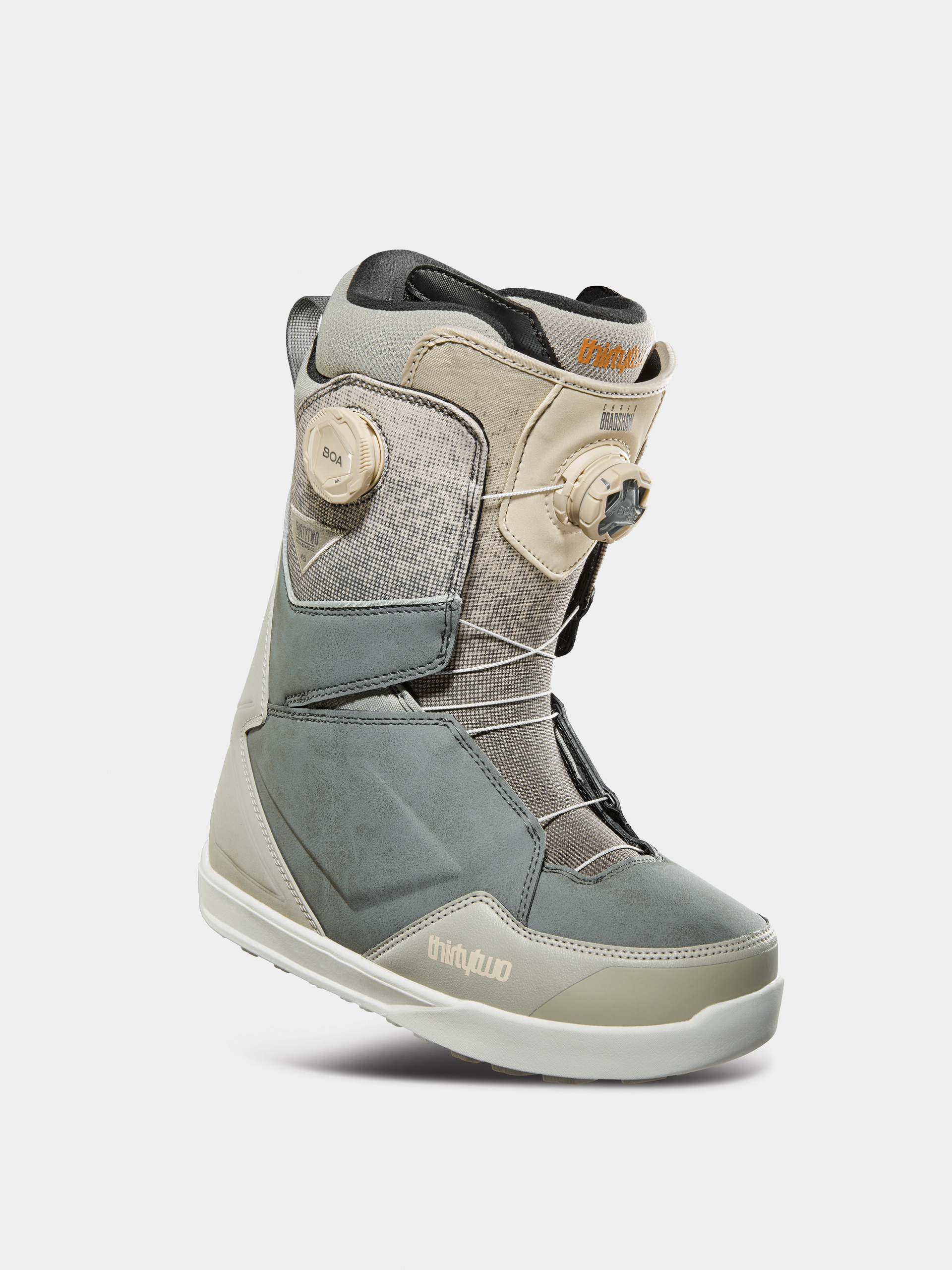 Мъжко Сноуборд  обувки ThirtyTwo Lashed Double Boa Bradshaw (grey/tan)