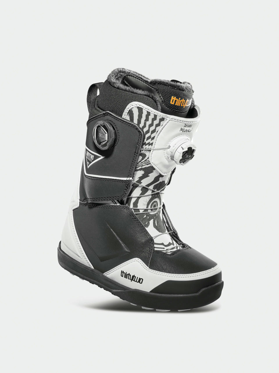 Сноуборд  обувки ThirtyTwo Lashed Double Boa Melancon Wmn (black/white)