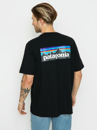 Тениска Patagonia P6 Logo Responsibili (black)
