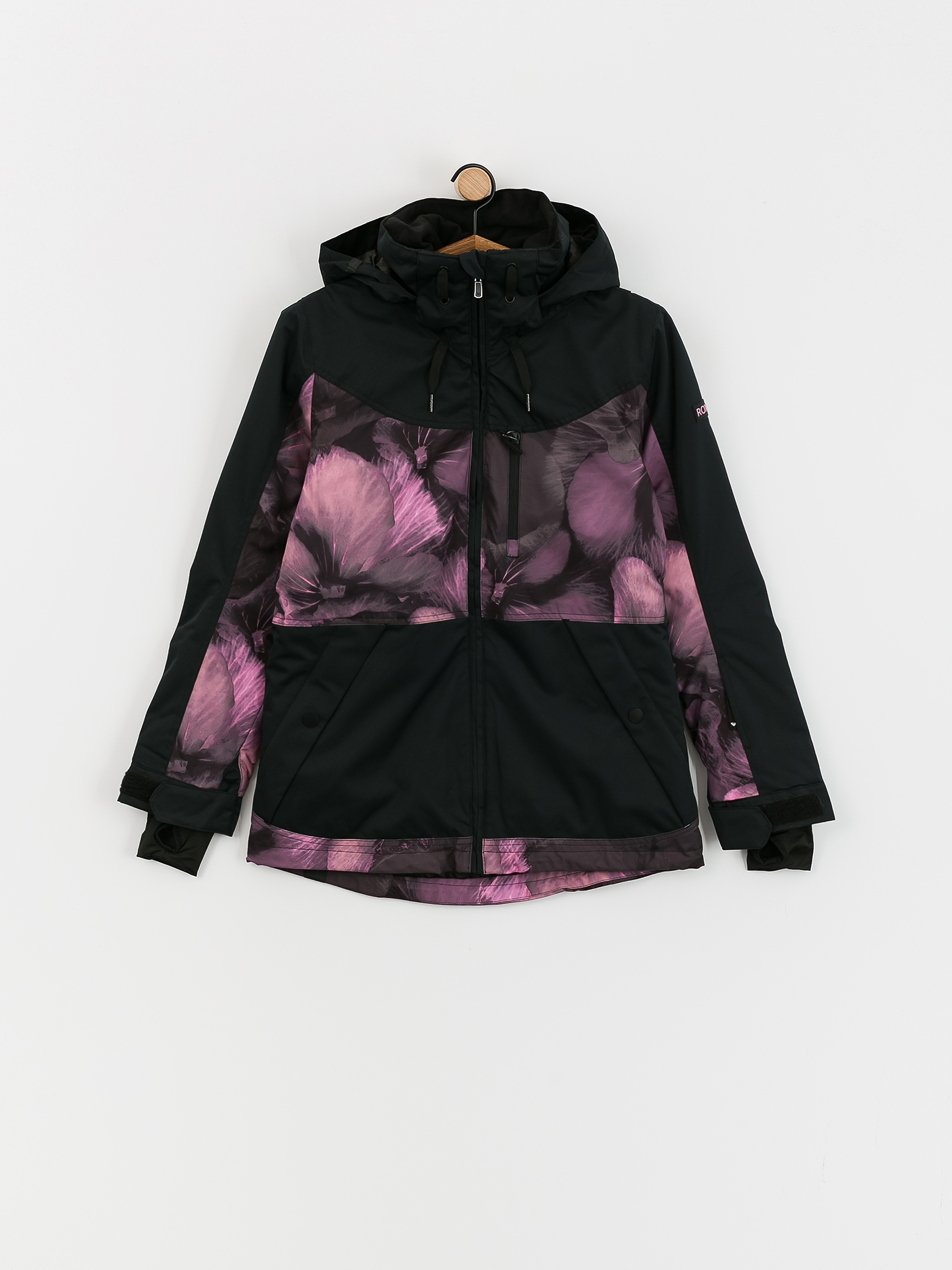 Дамска Сноуборд яке Roxy Presence Parka (true black pansy pansy)