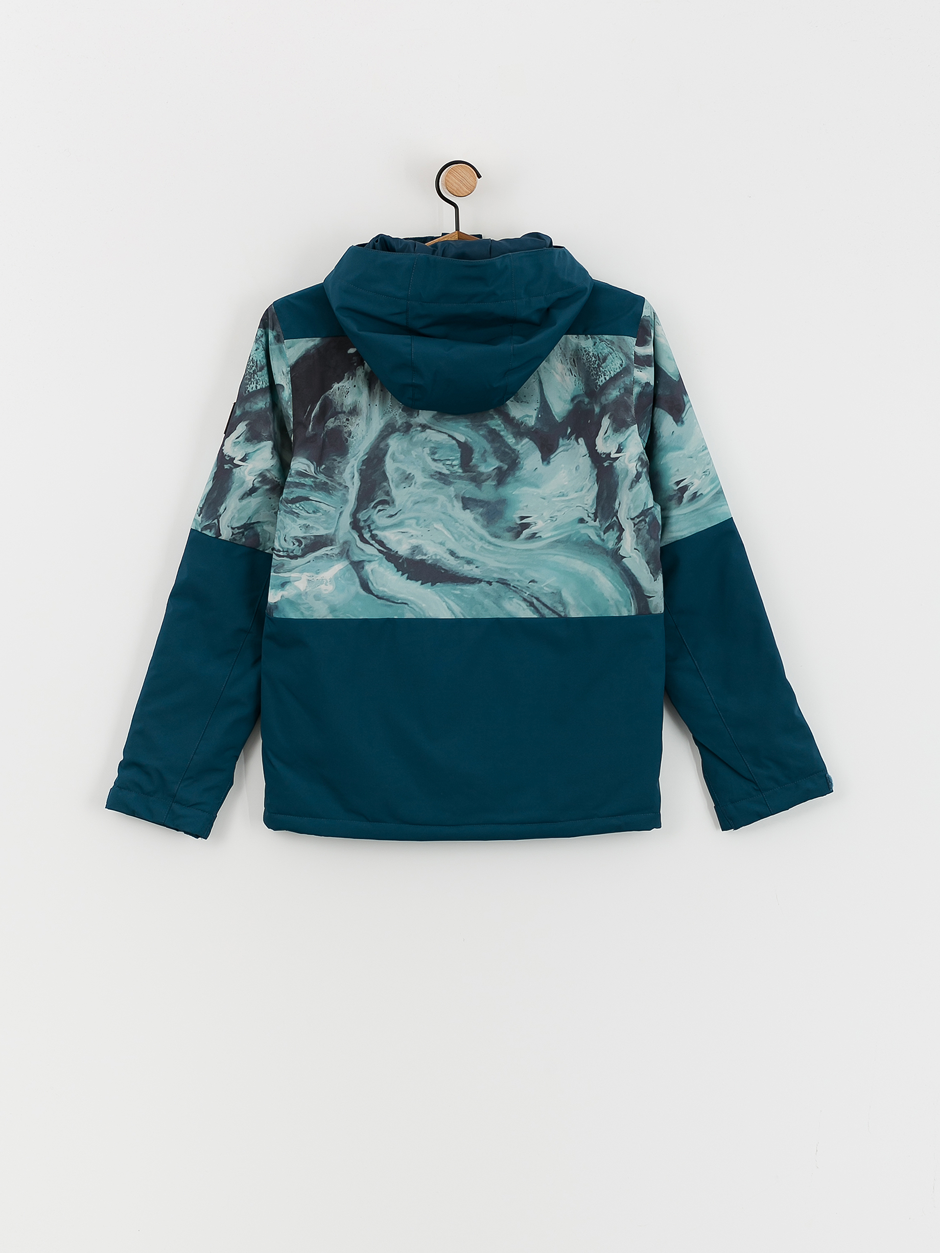Сноуборд яке Quiksilver Mission Printed Block JR (resin tint majolica blue)