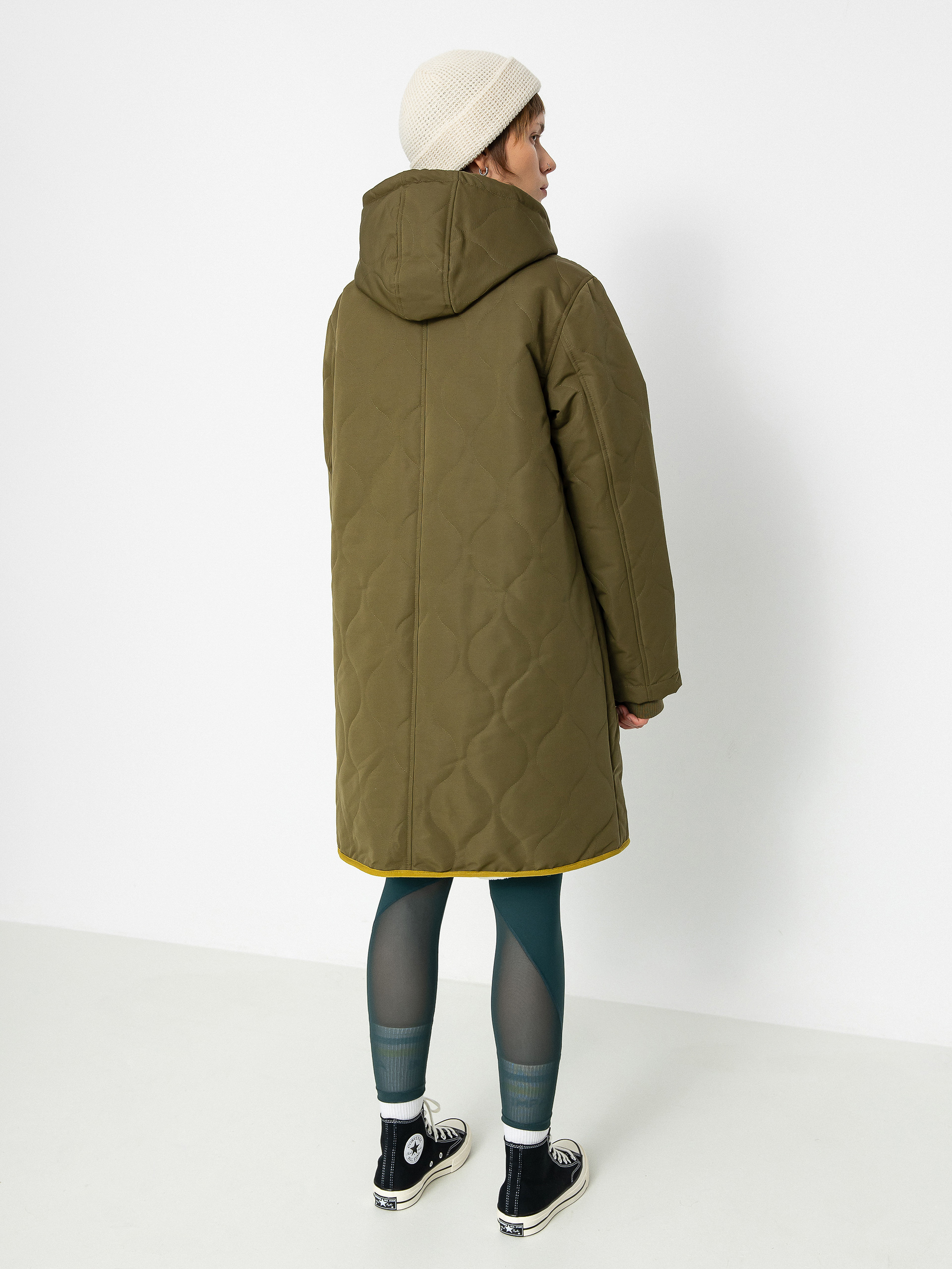 Яке RVCA Jean Parka Wmn (dark chocolate/dark orange)