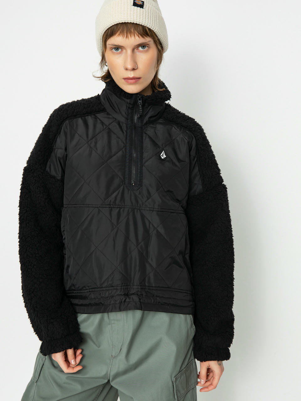 Яке Volcom snowboardowa Ferron Pullover Wmn (black)