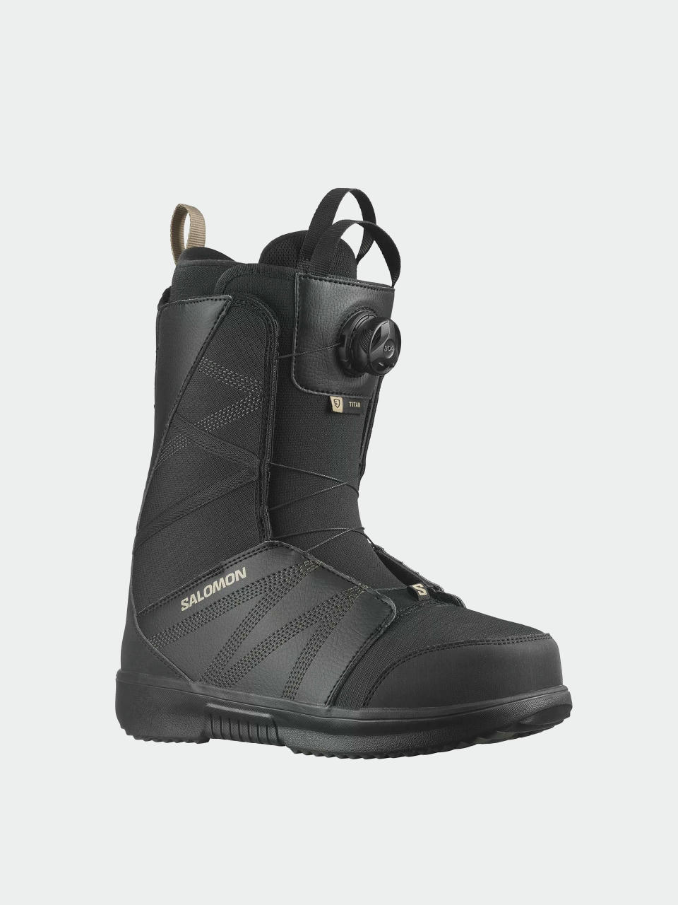 Сноуборд  обувки Salomon Titan Boa (black/black/roasted cashew)