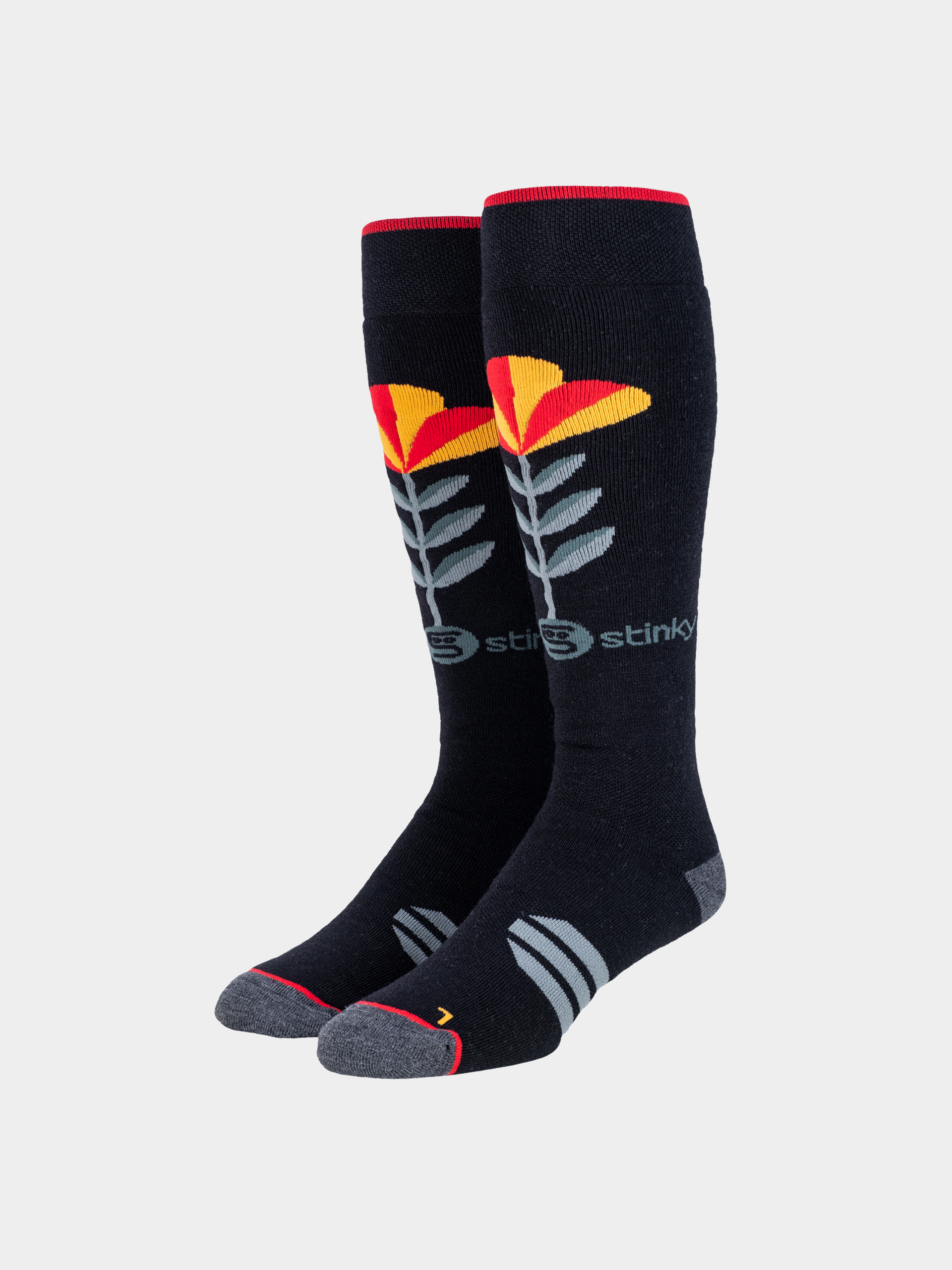 Чорапи Stinky Socks Blooming (black)