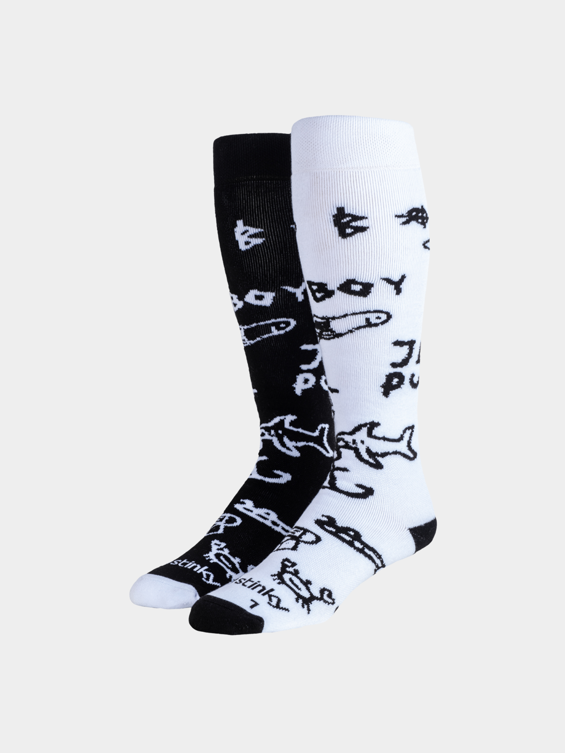 Чорапи Stinky Socks Andrew Brewer Bad Boy (black/white)