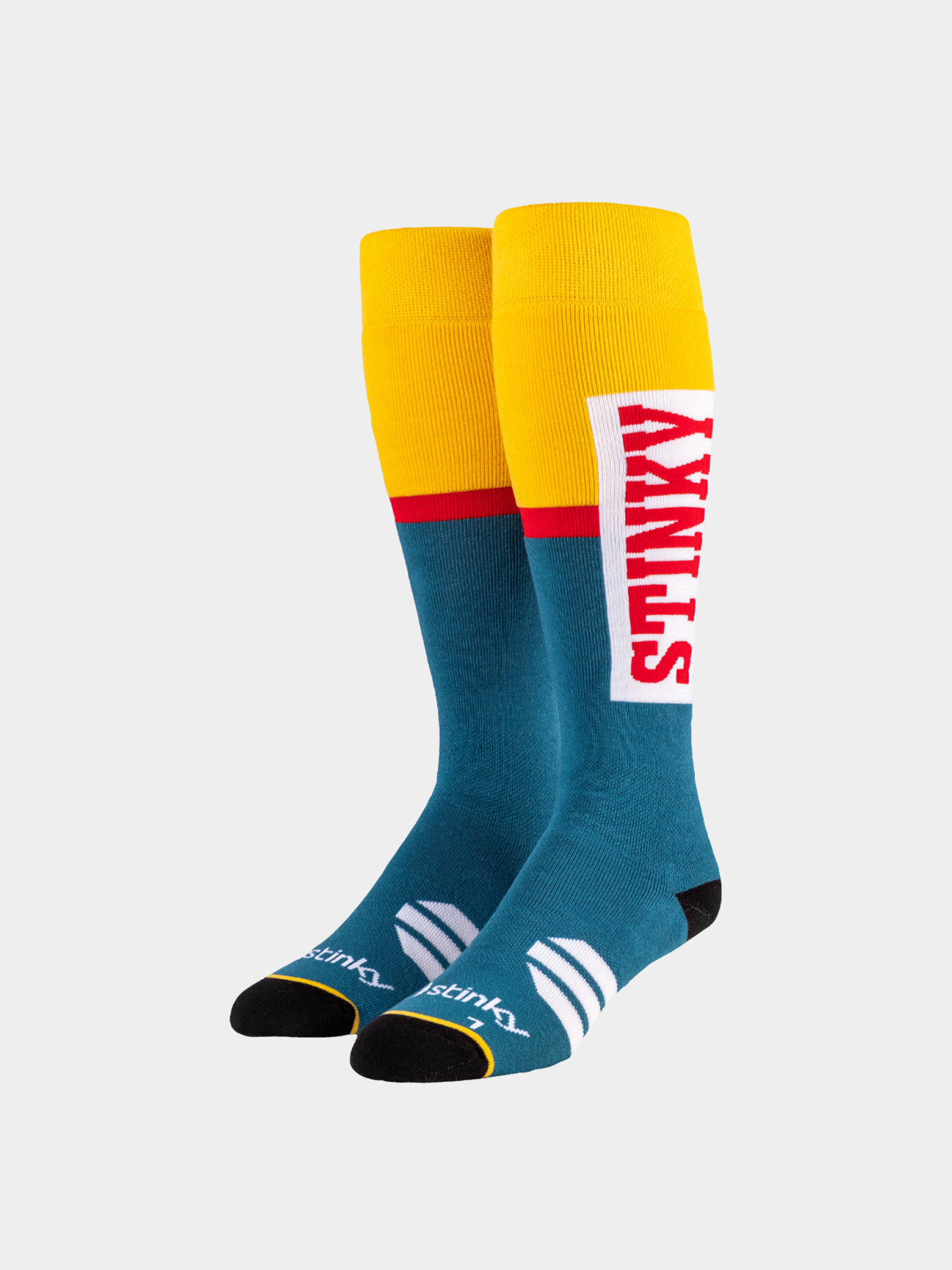 Чорапи Stinky Socks The Pill (yellow/steel blue)