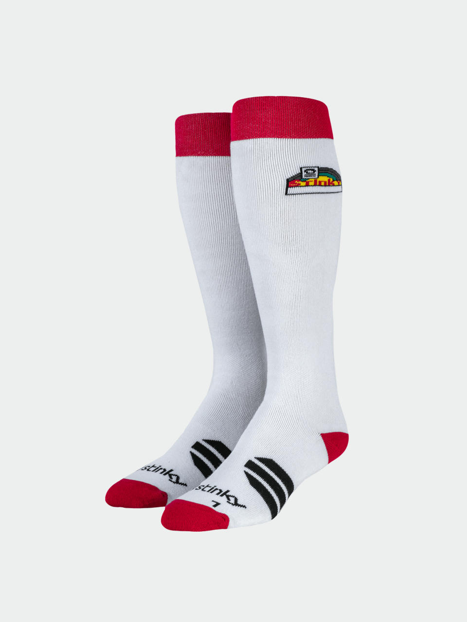 Чорапи Stinky Socks The Rainbow (white/red)
