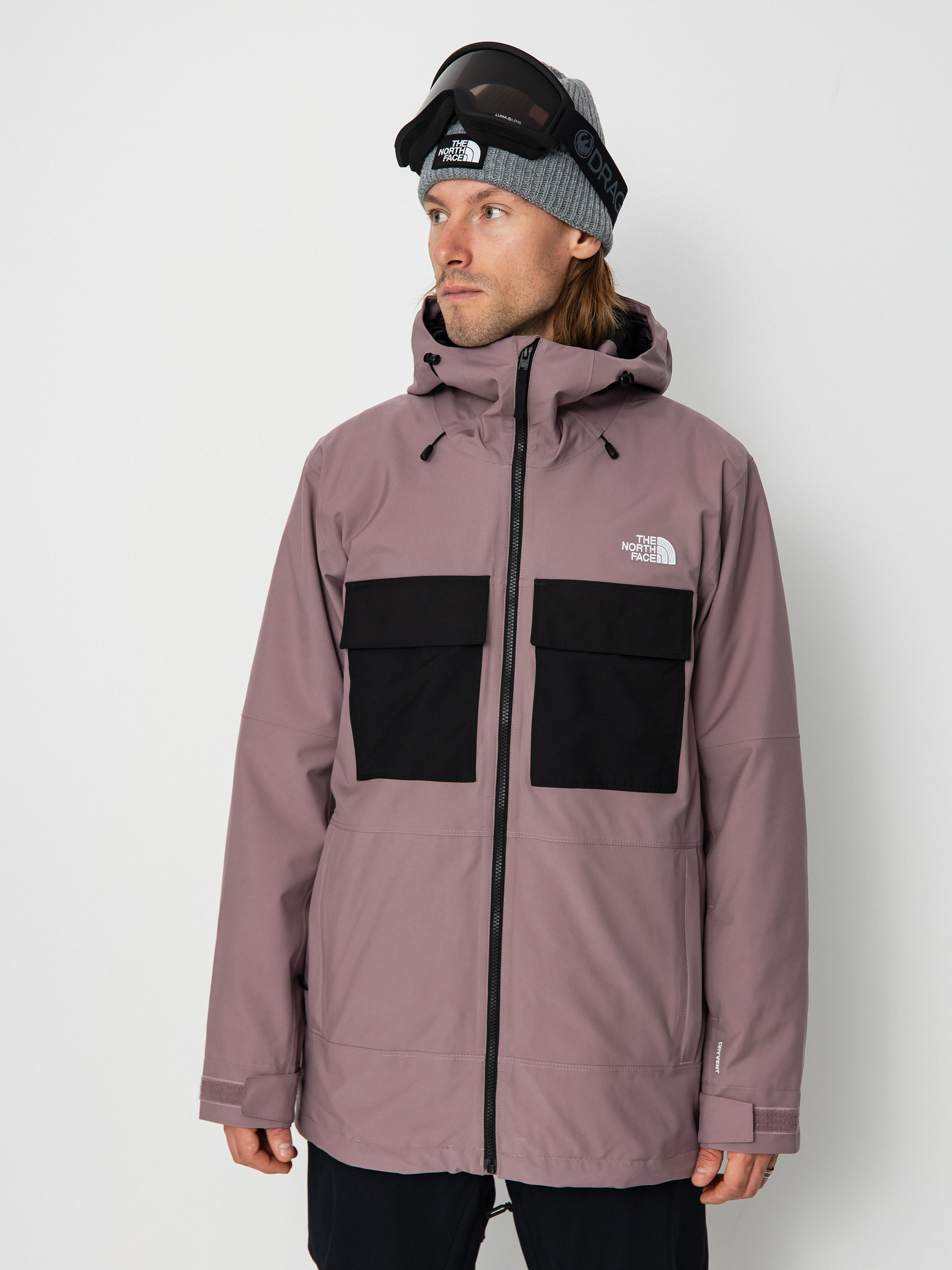 Мъжка Сноуборд яке The North Face Fourbarrel Triclimate (fawn grey/icecap blue)