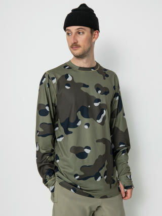 Блузи Burton Midweight Base Layer Crewneck (forest moss cookie camo)