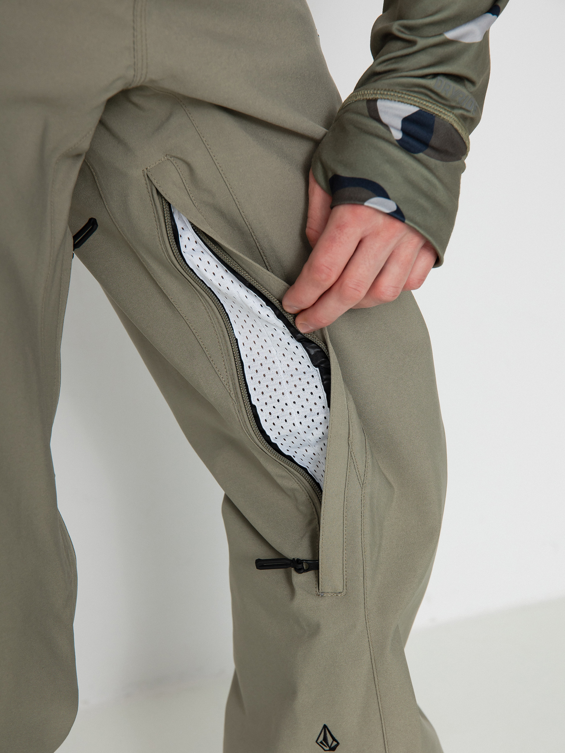 Мъжко Сноуборд панталони Volcom Freakin Snow Chino (light military)