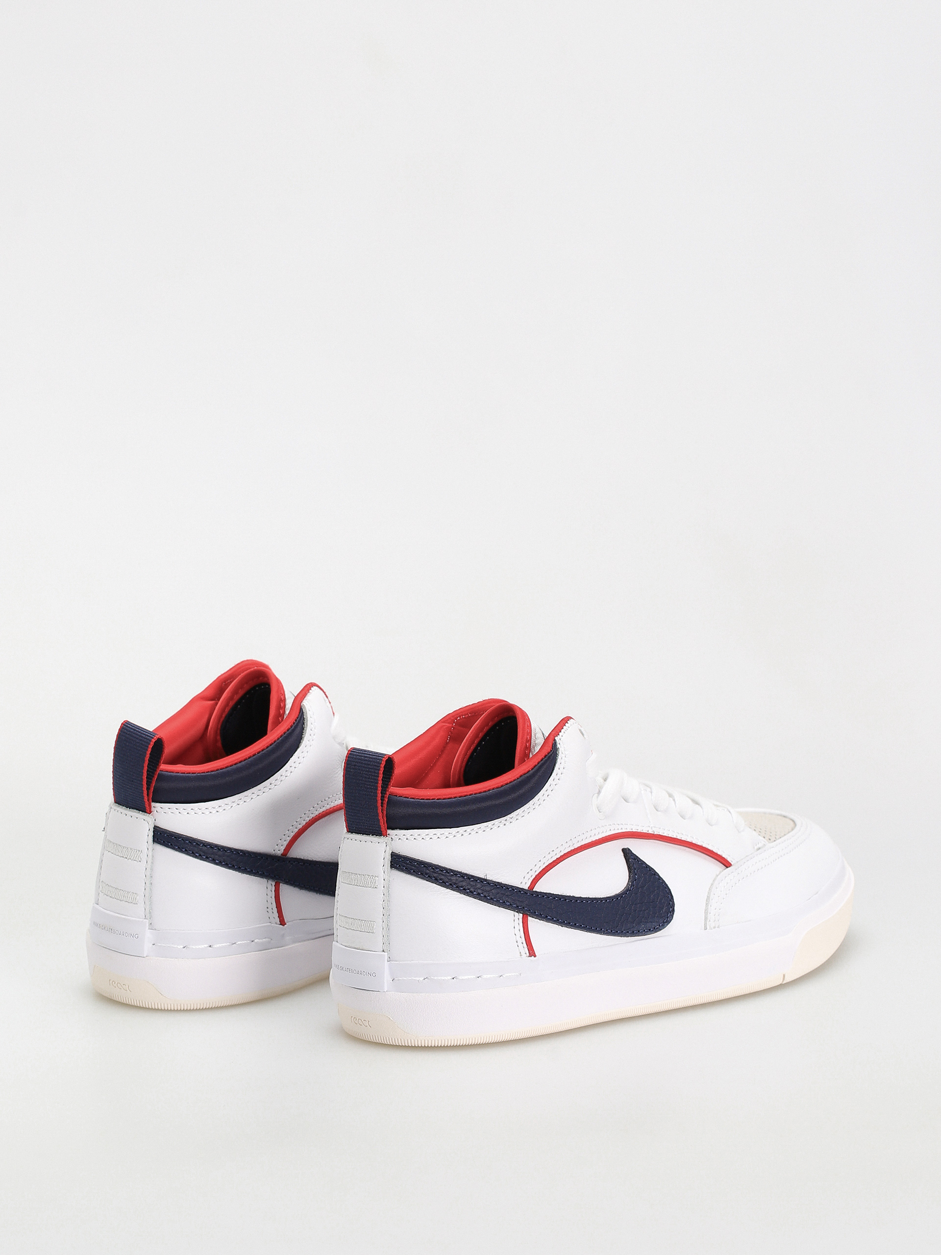 Обувки Nike SB React Leo Premium (white/midnight navy university red white)