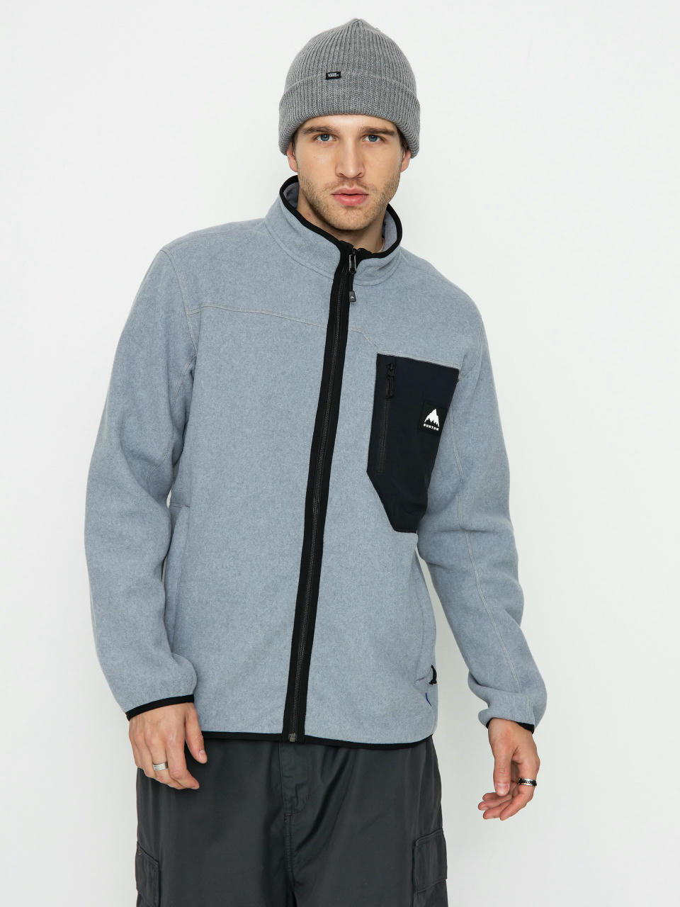 Суитшърт с качулка Burton Cinder ZHD (gray heather)