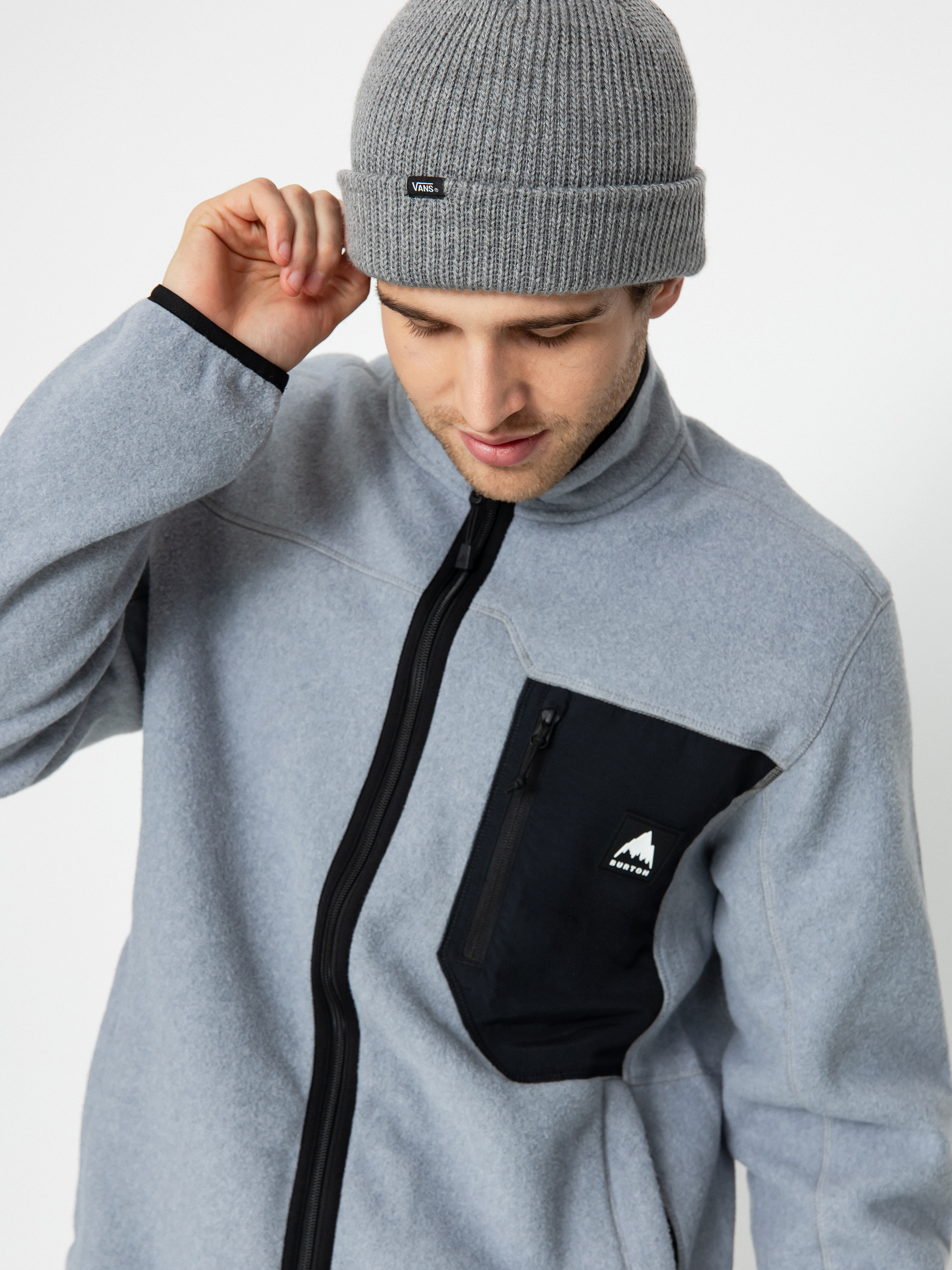 Суитшърт с качулка Burton Cinder ZHD (gray heather)