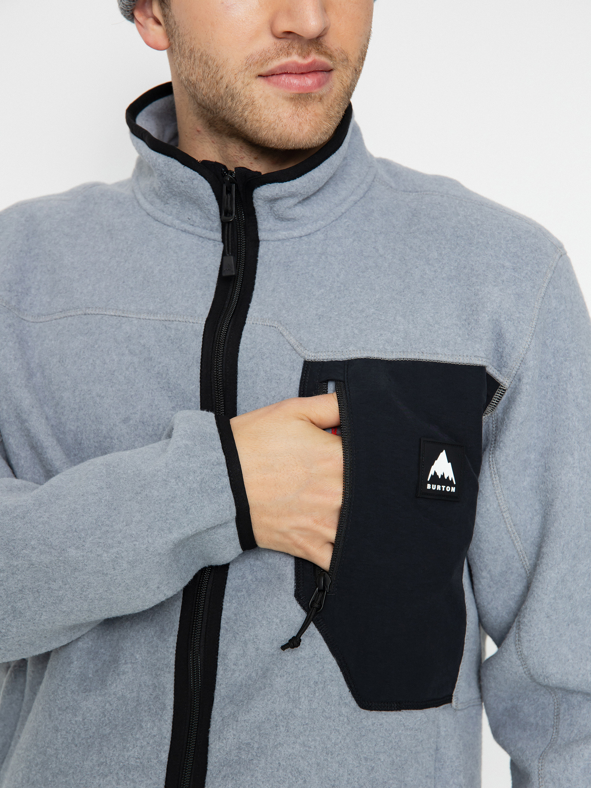 Суитшърт с качулка Burton Cinder ZHD (gray heather)