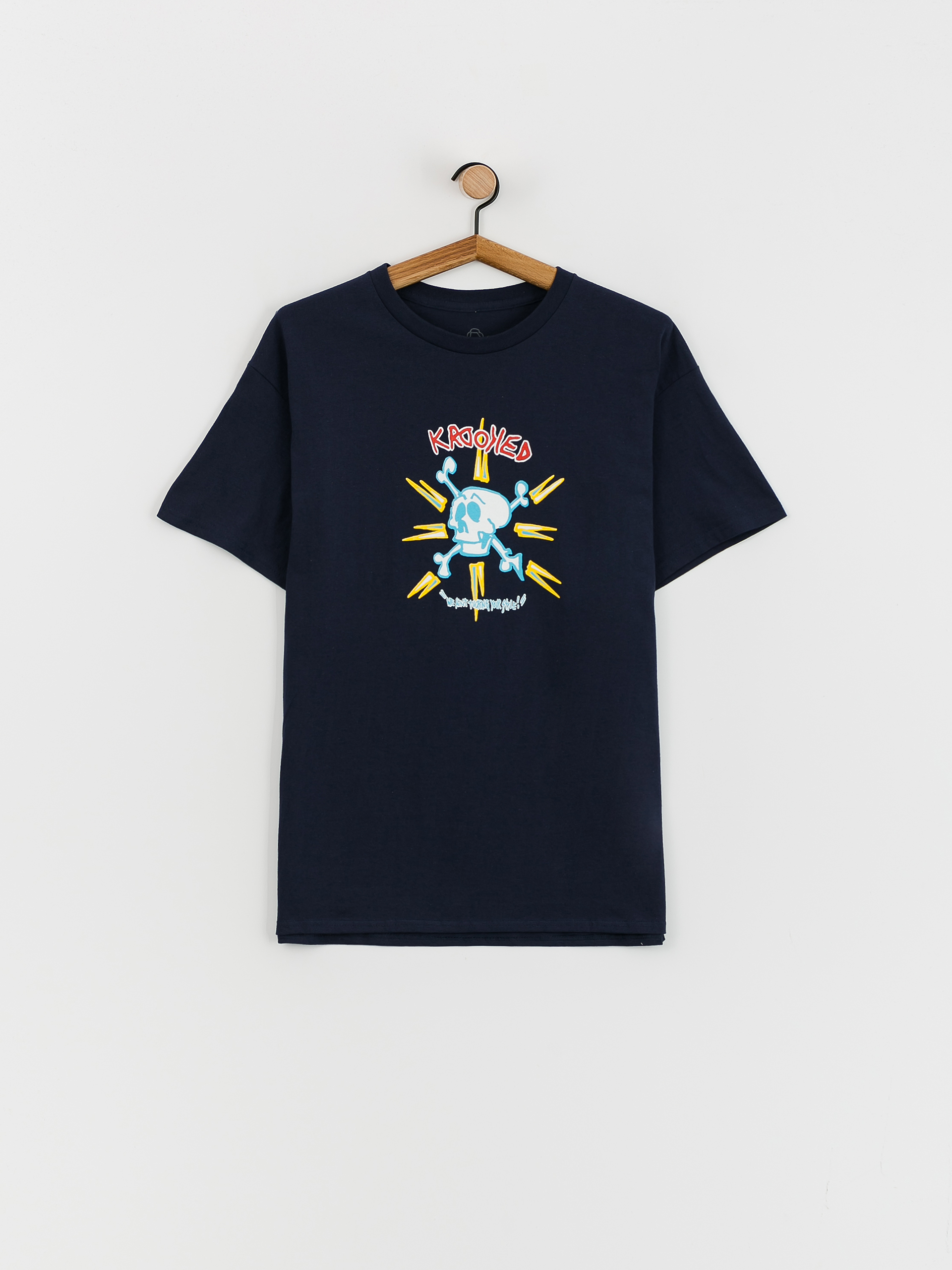 Тениска Krooked Style (navy/multi)