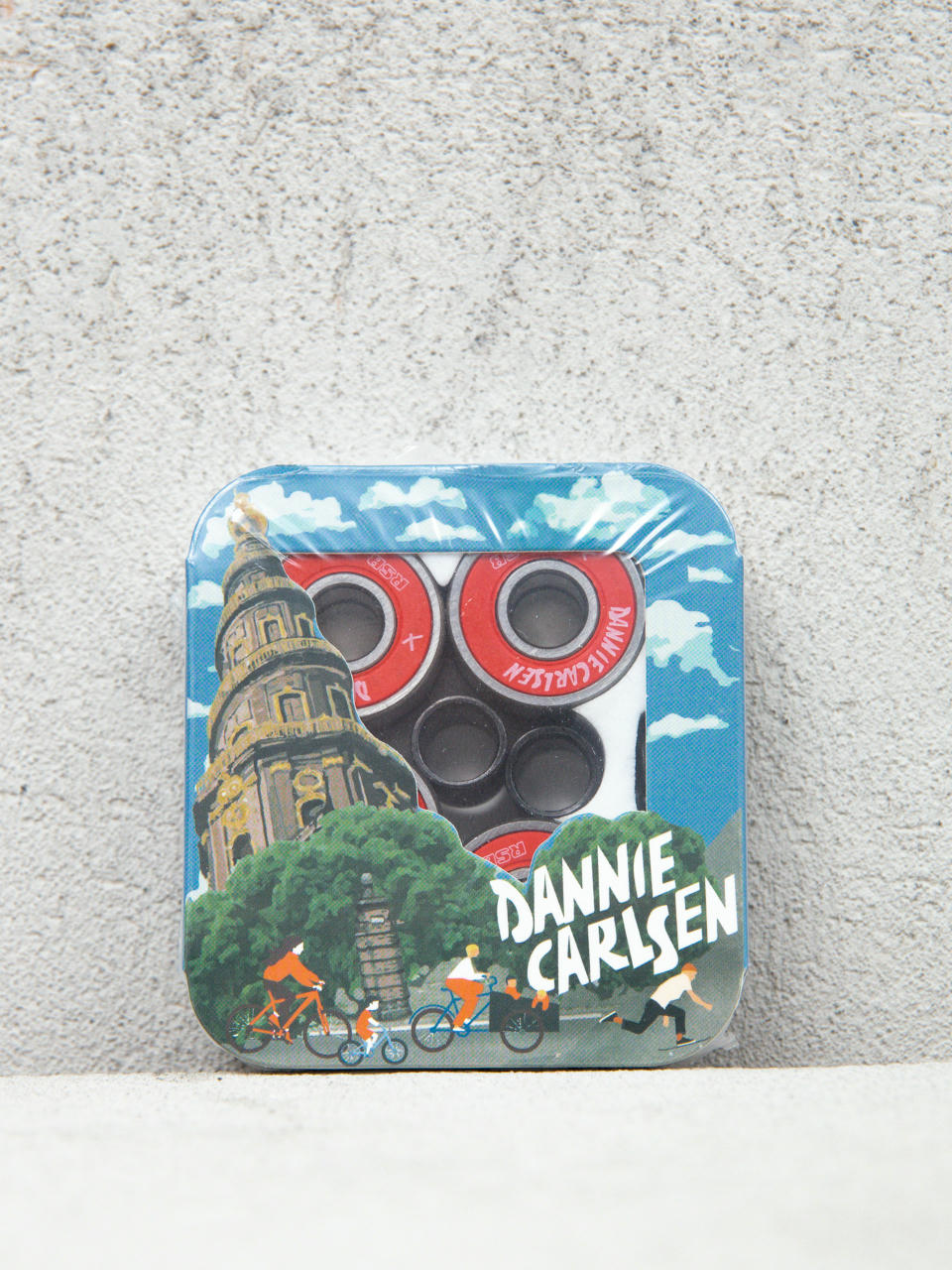 Лагери Rock Star Bearings RSB X Dannie Carlsen (silver/red)