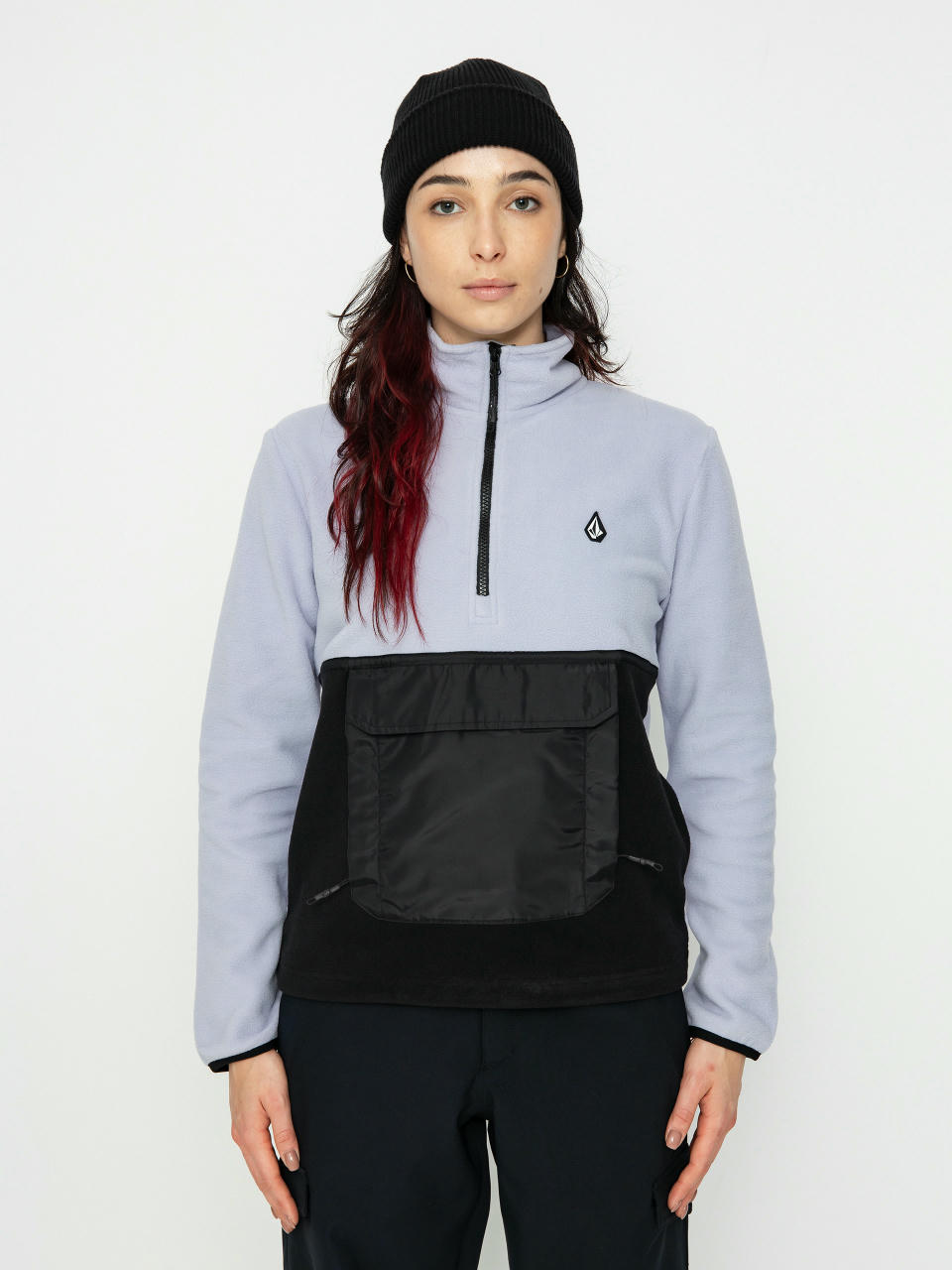 Термо суитшърти Volcom Polar 1/2 Zip Wmn (lilac ash)