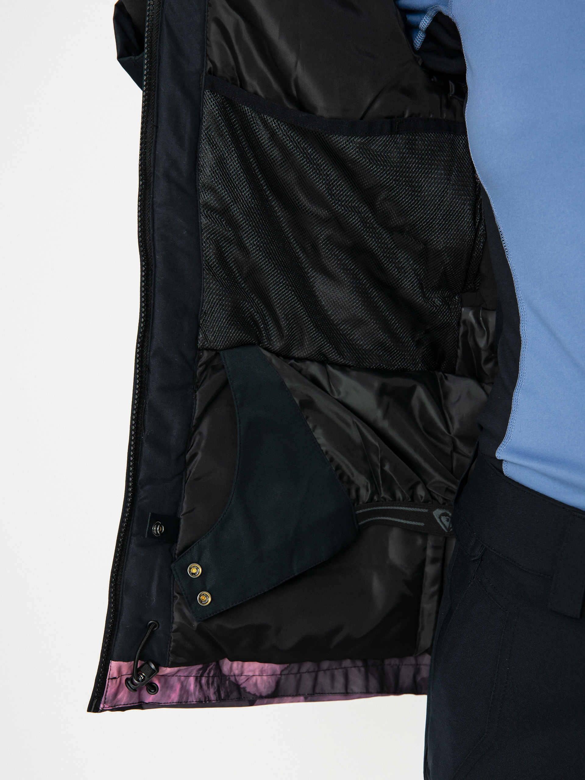 Дамска Сноуборд яке Roxy Presence Parka (true black pansy pansy)