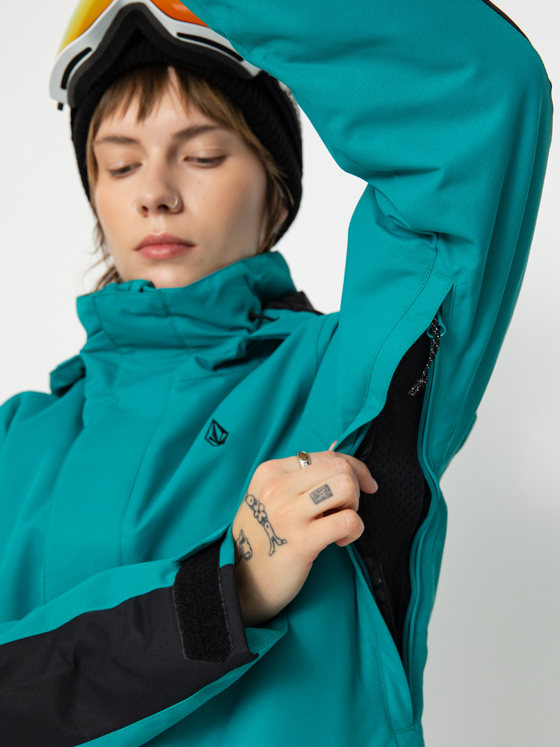 Дамска Сноуборд яке Volcom Westland Ins (vibrant green)