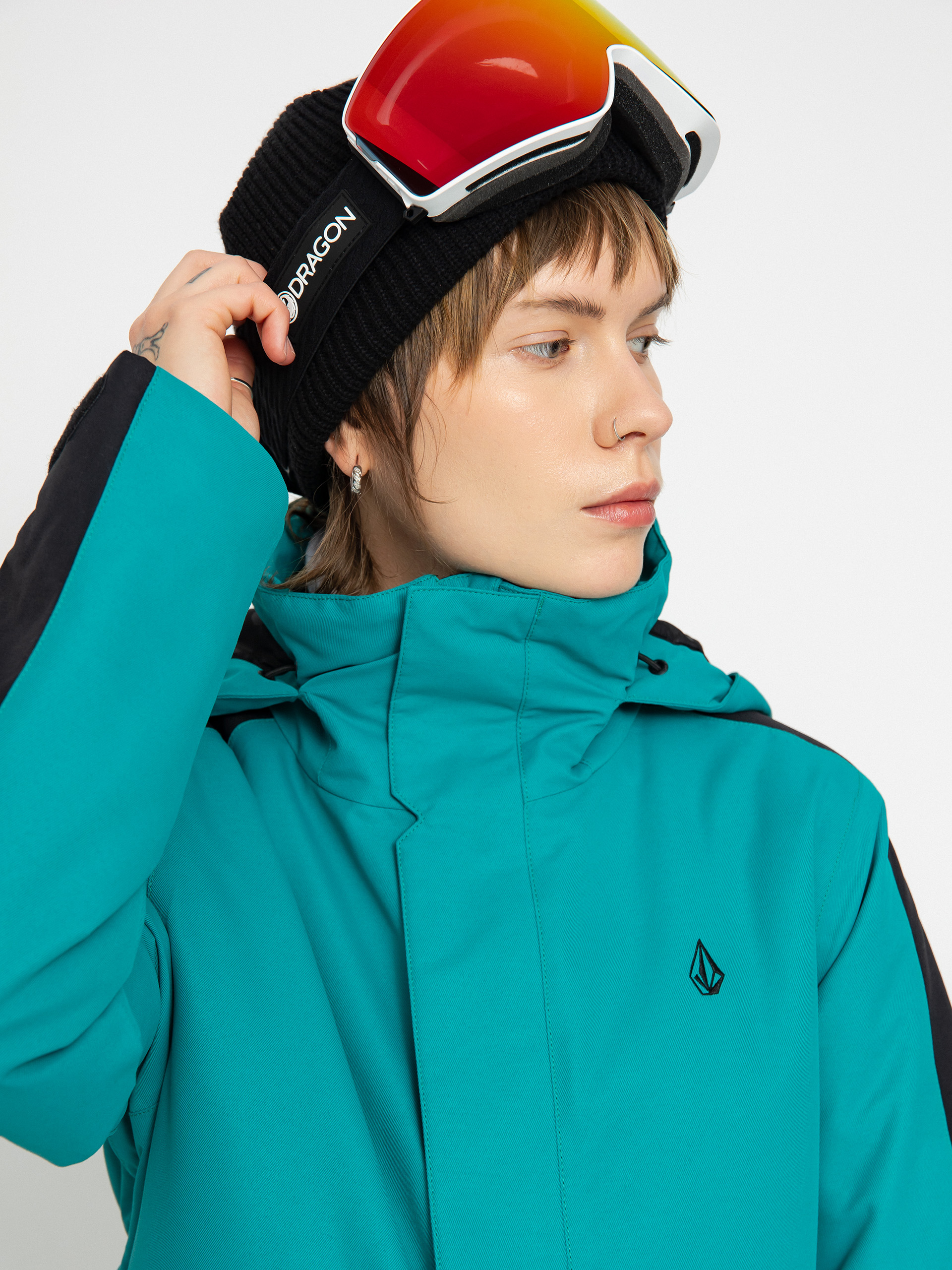 Дамска Сноуборд яке Volcom Westland Ins (vibrant green)