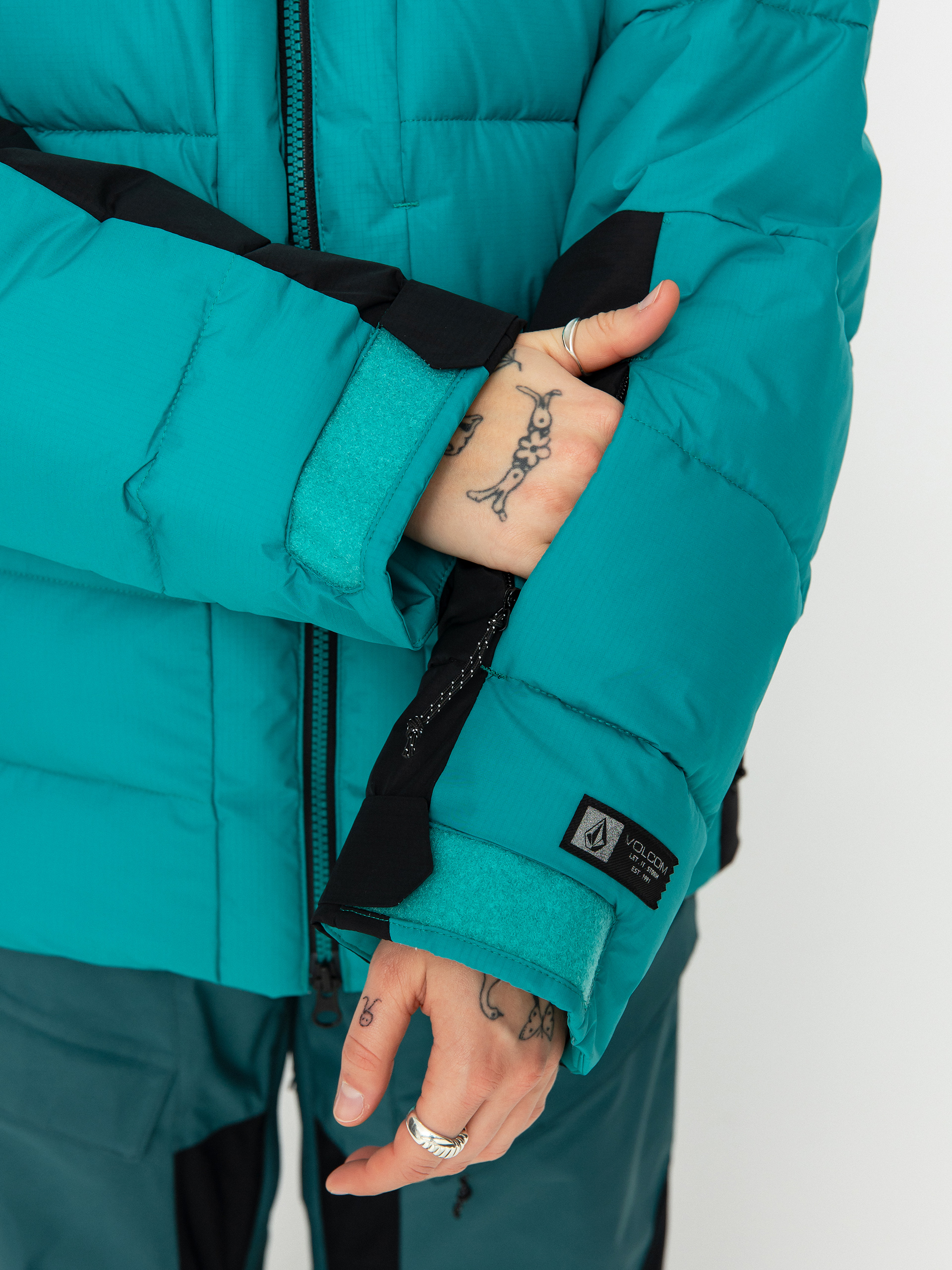 Дамска Сноуборд яке Volcom Puffleup (vibrant green)