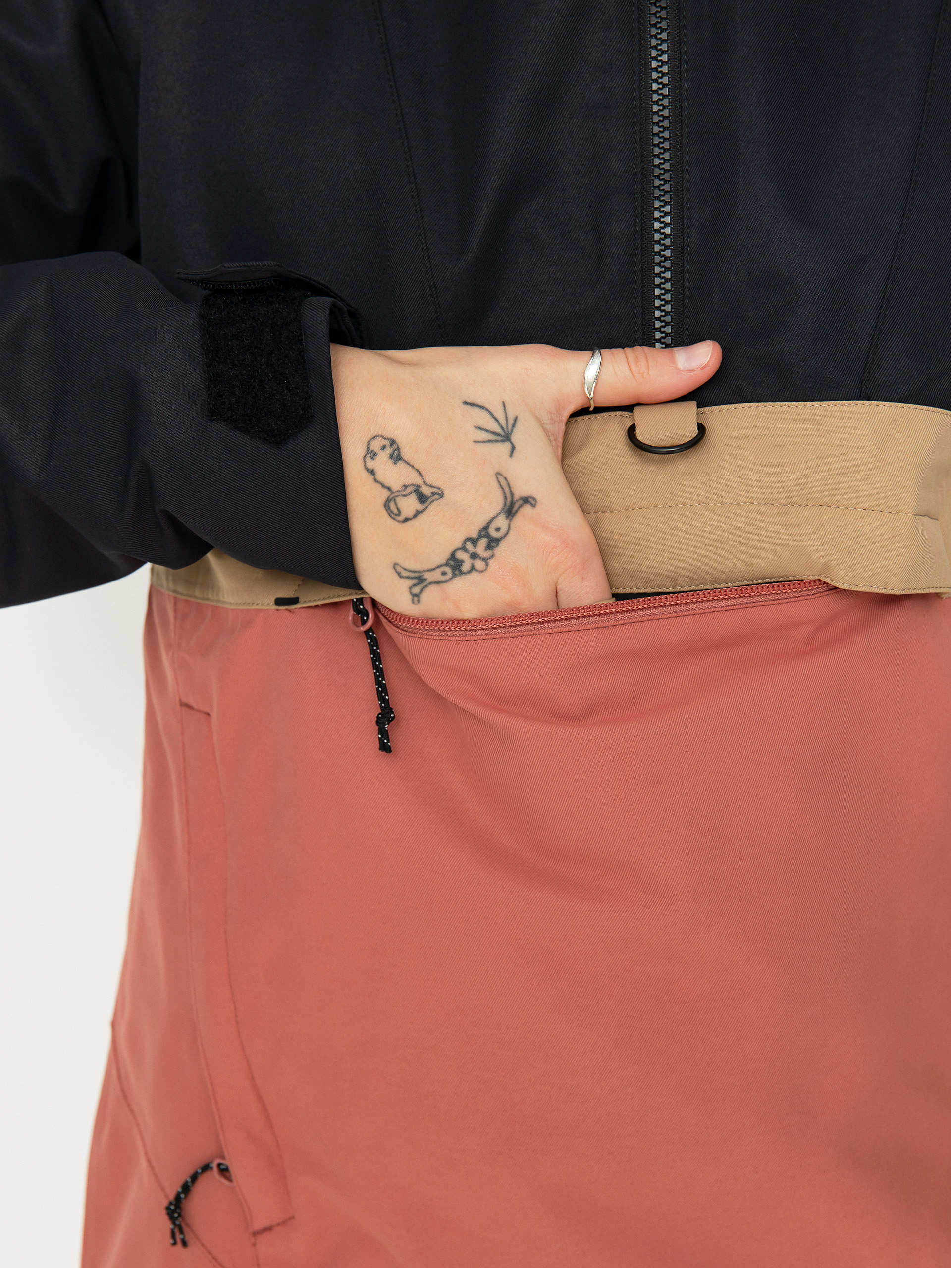 Дамска Сноуборд яке Volcom Ashfield Pullover (earth pink)