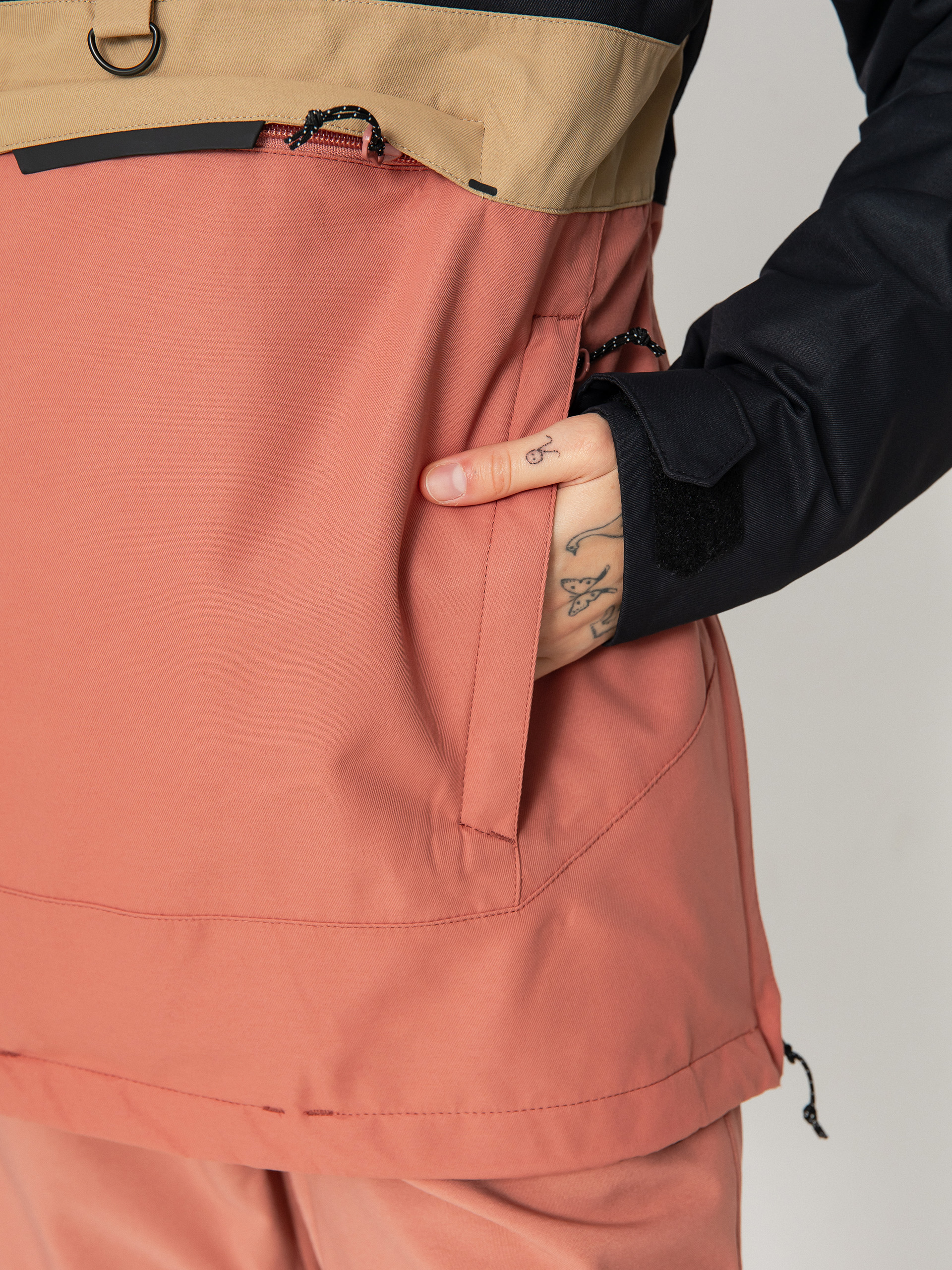 Дамска Сноуборд яке Volcom Ashfield Pullover (earth pink)