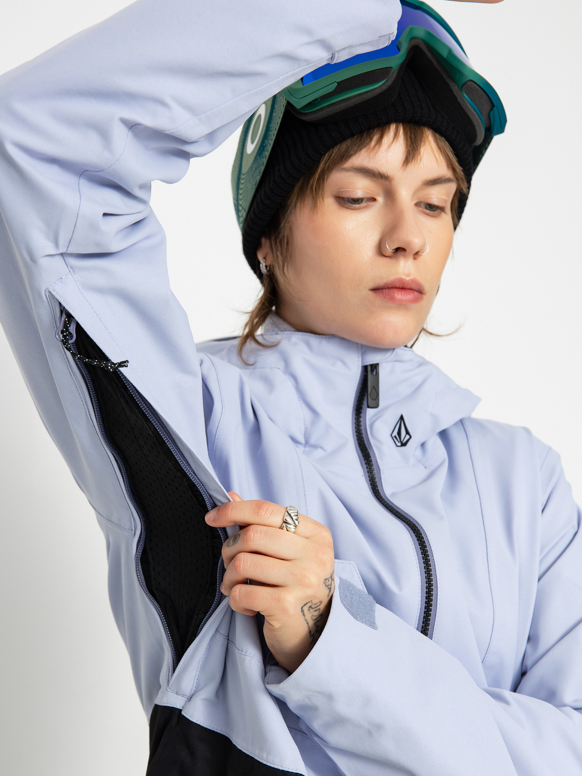 Дамска Сноуборд яке Volcom Ashfield Pullover (lilac ash)