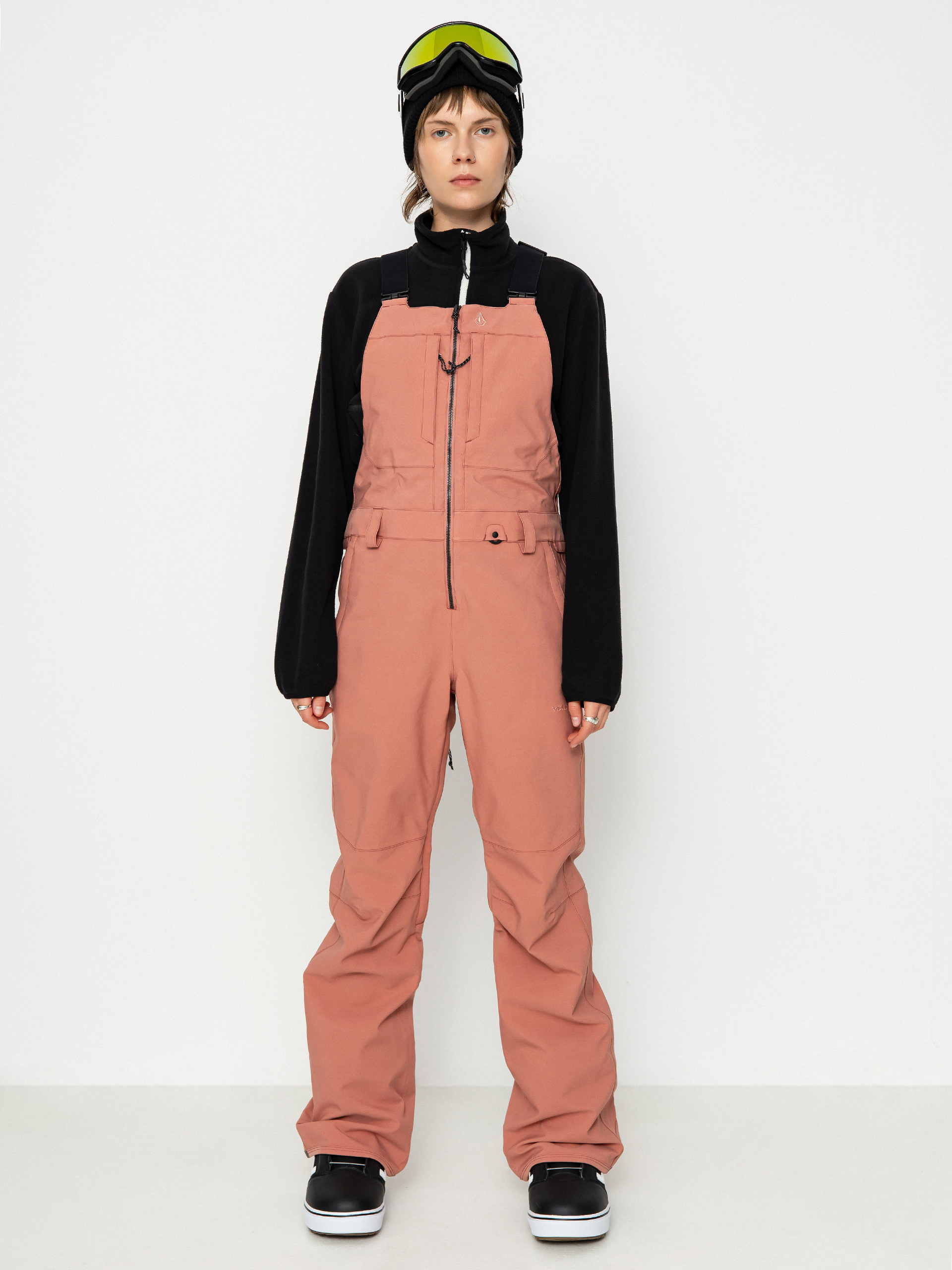 Дамско Сноуборд панталони Volcom Swift Bib Overall (earth pink)