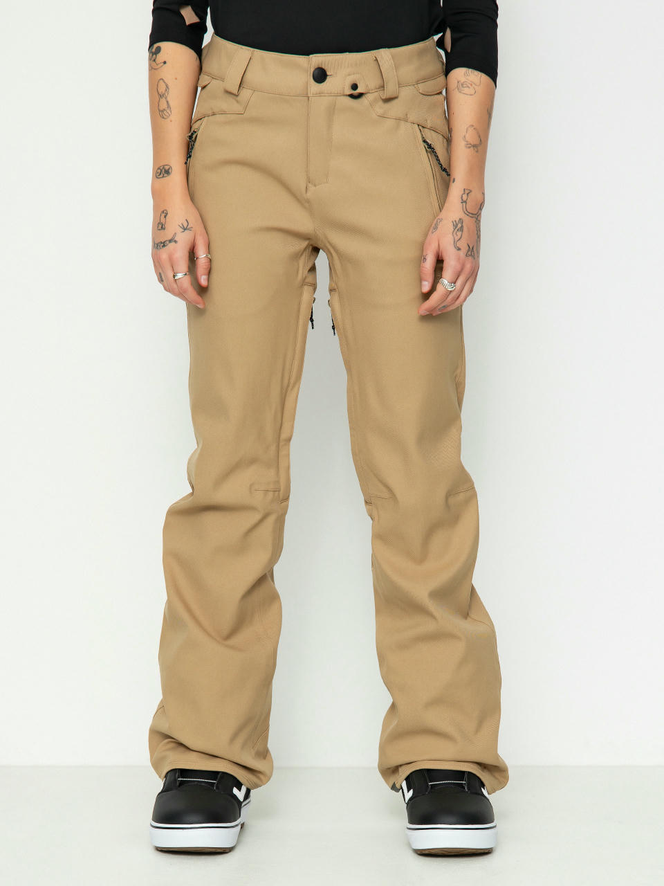 Сноуборд панталони Volcom Species Stretch Wmn (dark khaki)