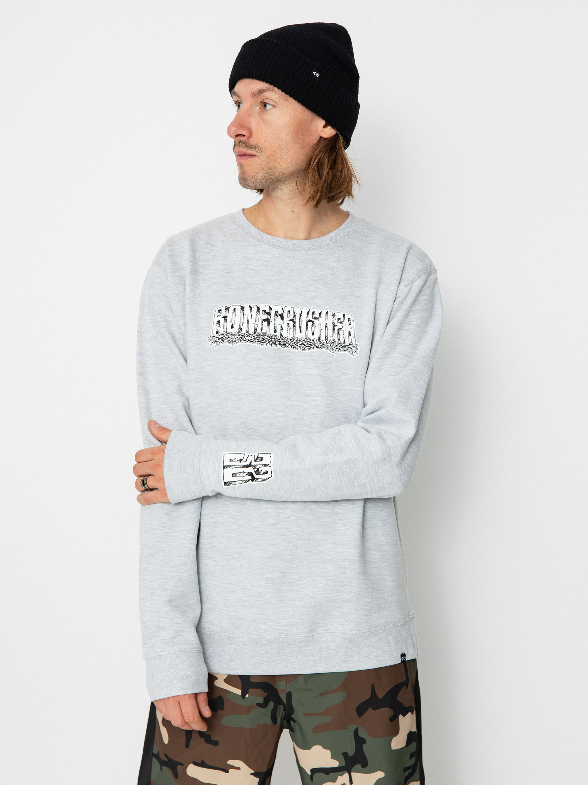 Суитшърт ThirtyTwo Bonecrusher Crew (grey/heather)