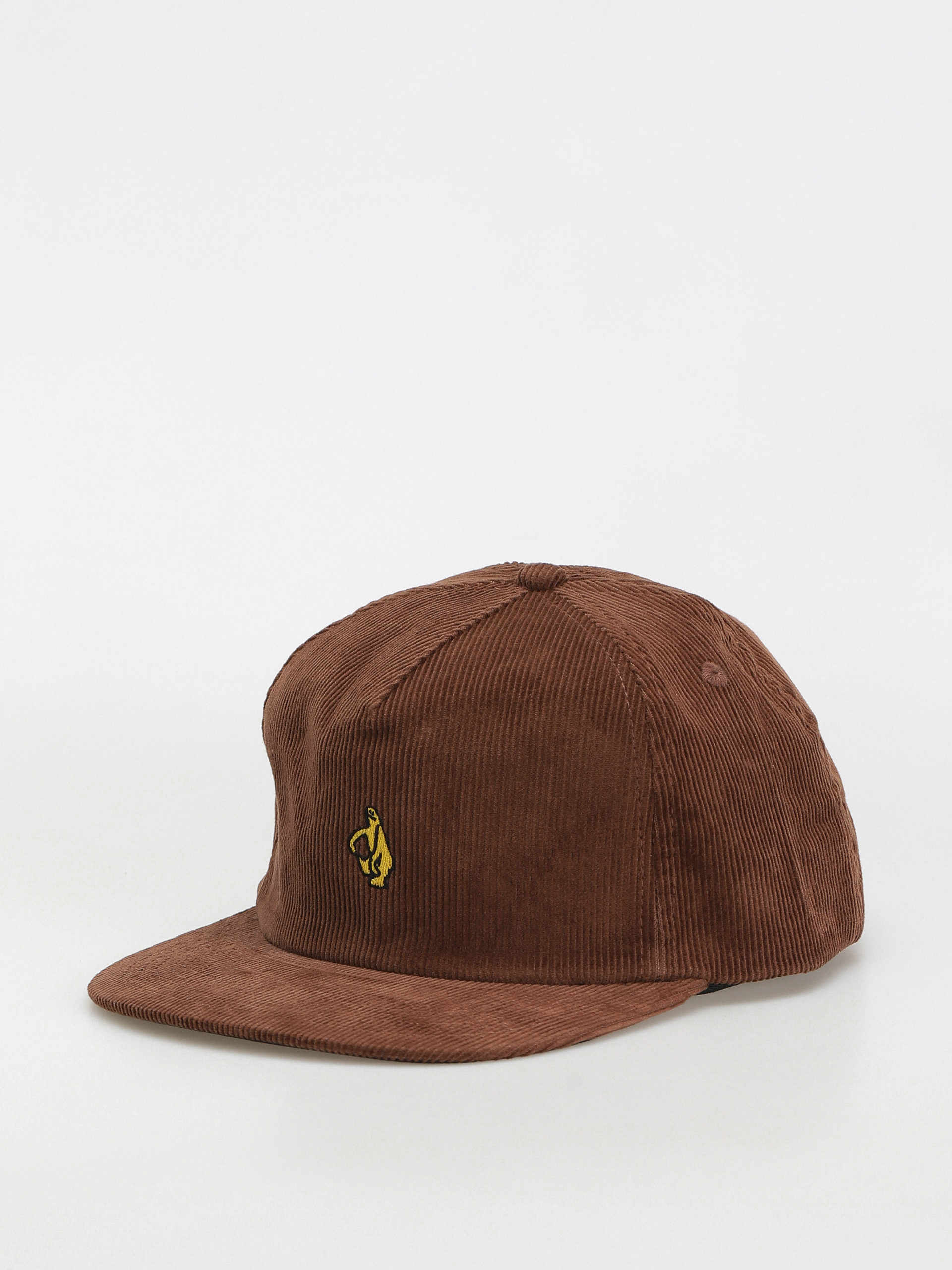 Шапка с козирка Krooked Adj Shmoo Snapback (brown/gold)