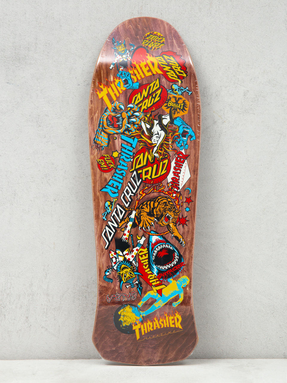 Дъска Santa Cruz X Thrasher Salba Oops (brown)