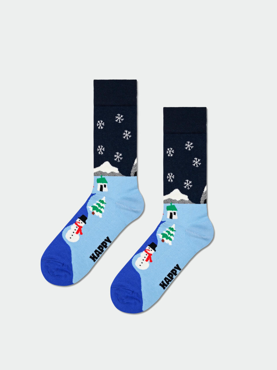 Чорапи Happy Socks The Little House On The Snowland (navy)