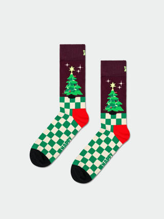 Чорапи Happy Socks Christmas Tree (dark red)