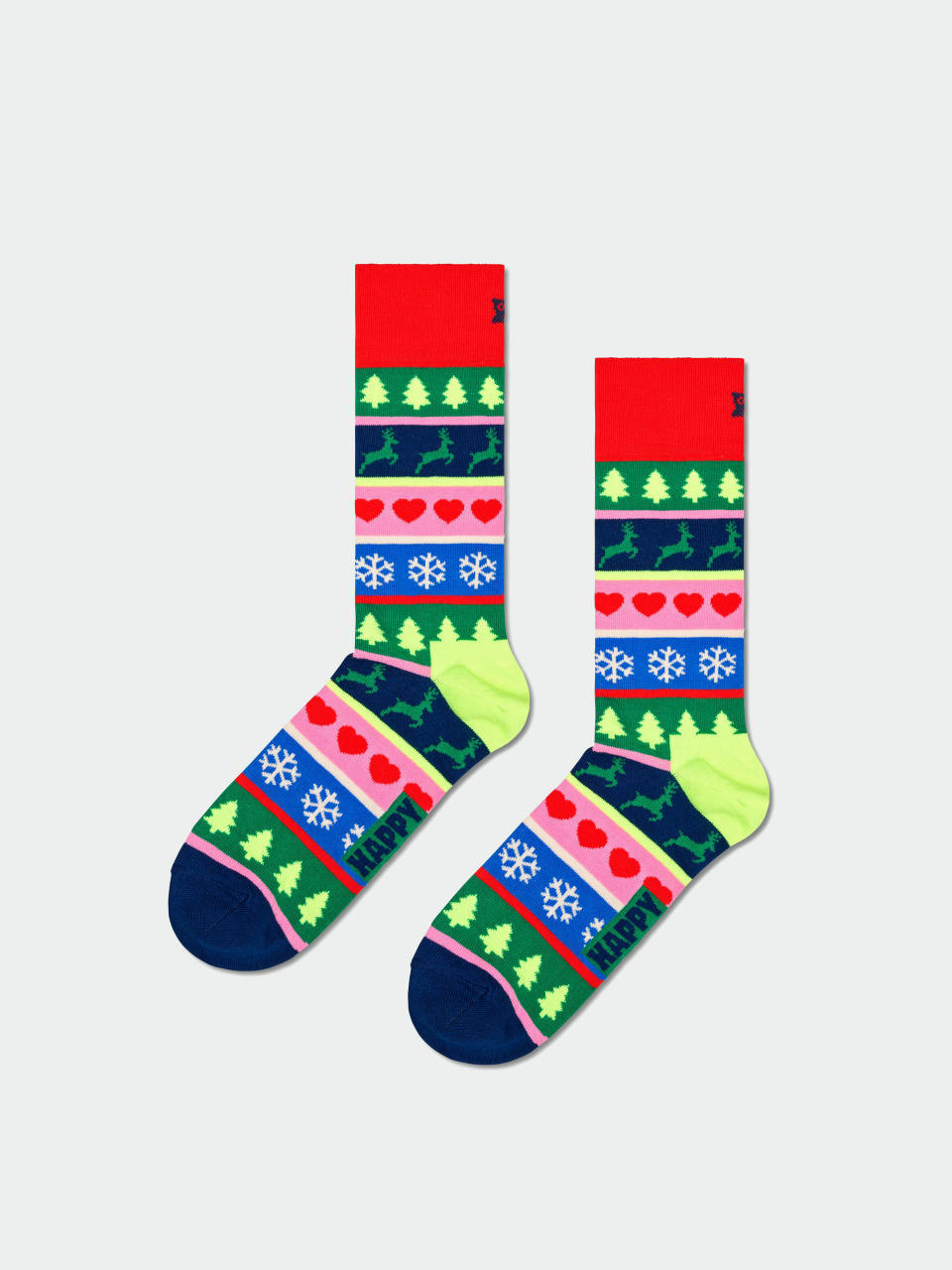 Чорапи Happy Socks Christmas Stripe (red)