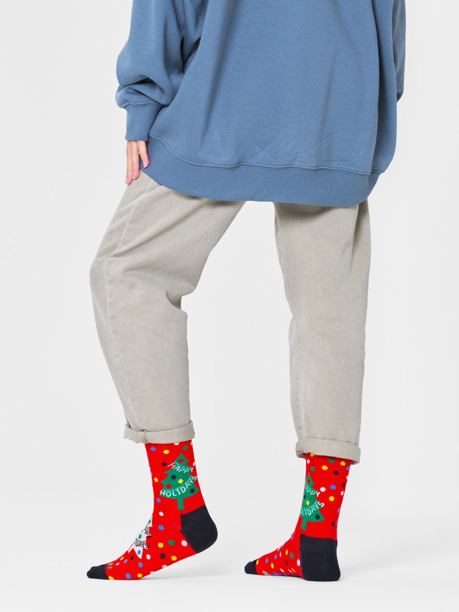 Чорапи Happy Socks Happy Holidays (red)